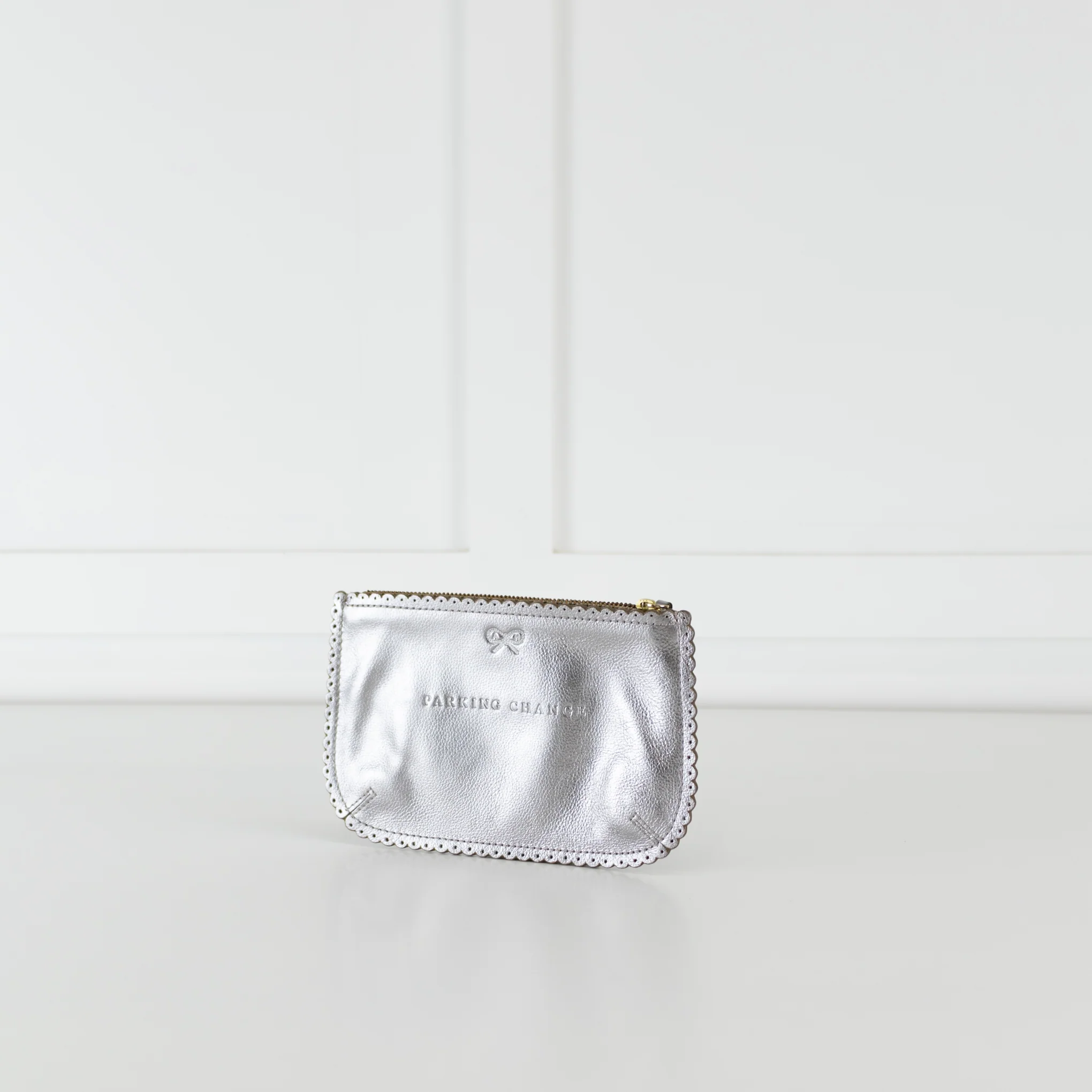 Anya Hindmarch Silver Parking Change Pouch - Image 2