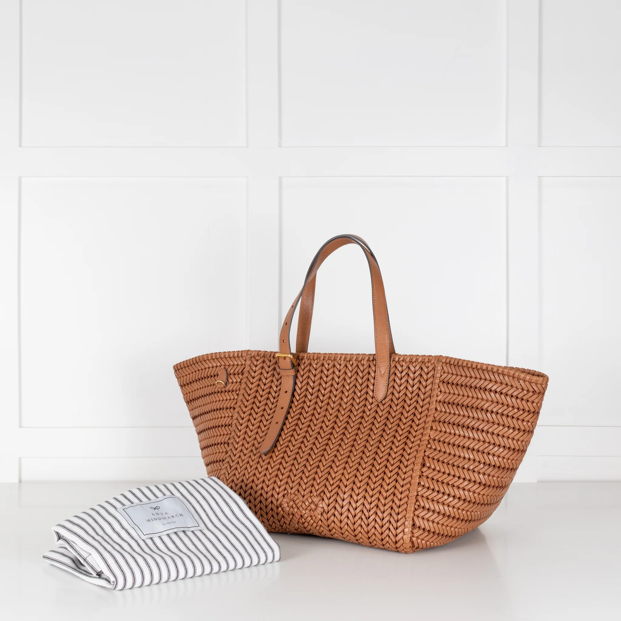 Anya Hindmarch Tan Neeson Large Leather Tote - Image 2