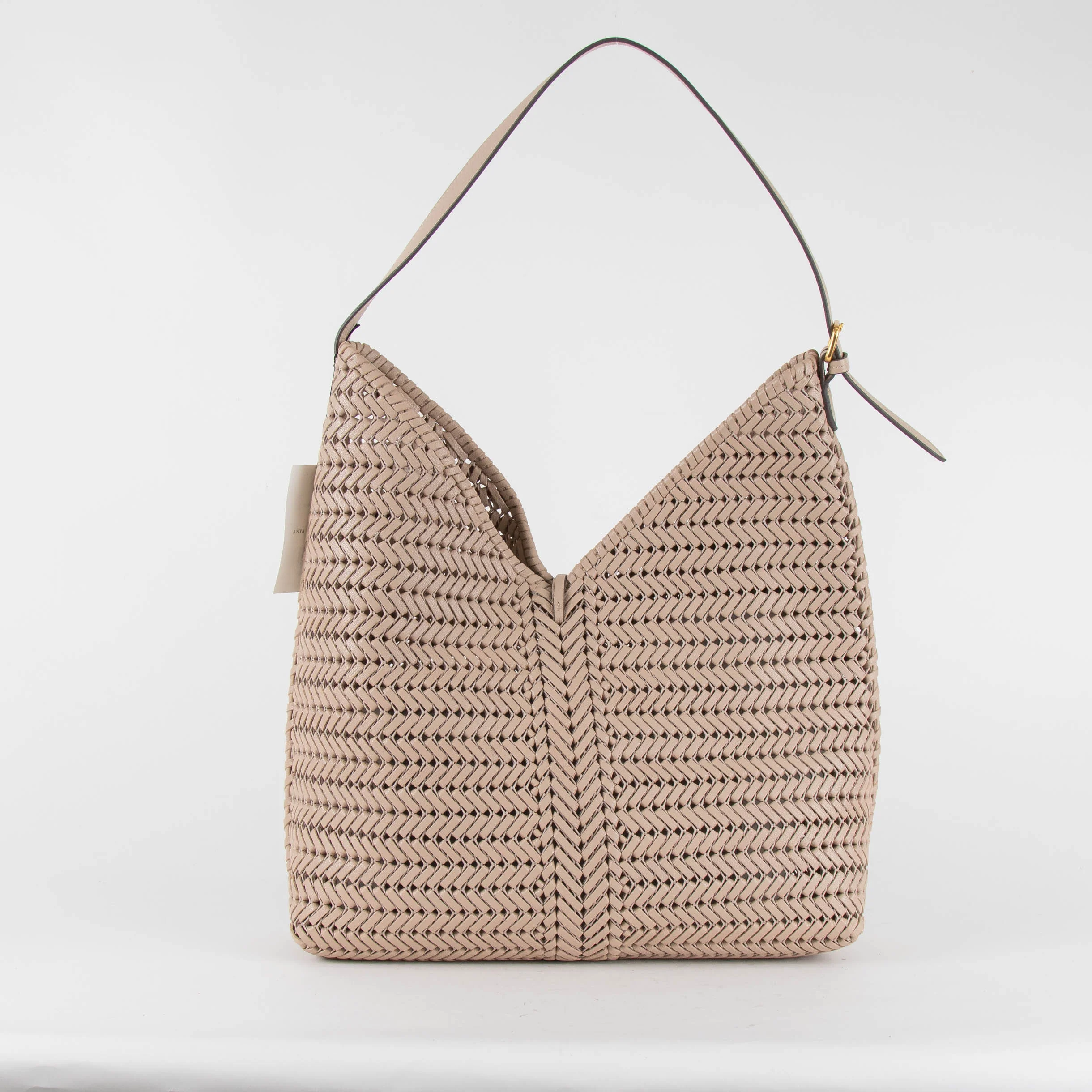 Anya Hindmarch Tassel Hobo Nude Bag - Image 5