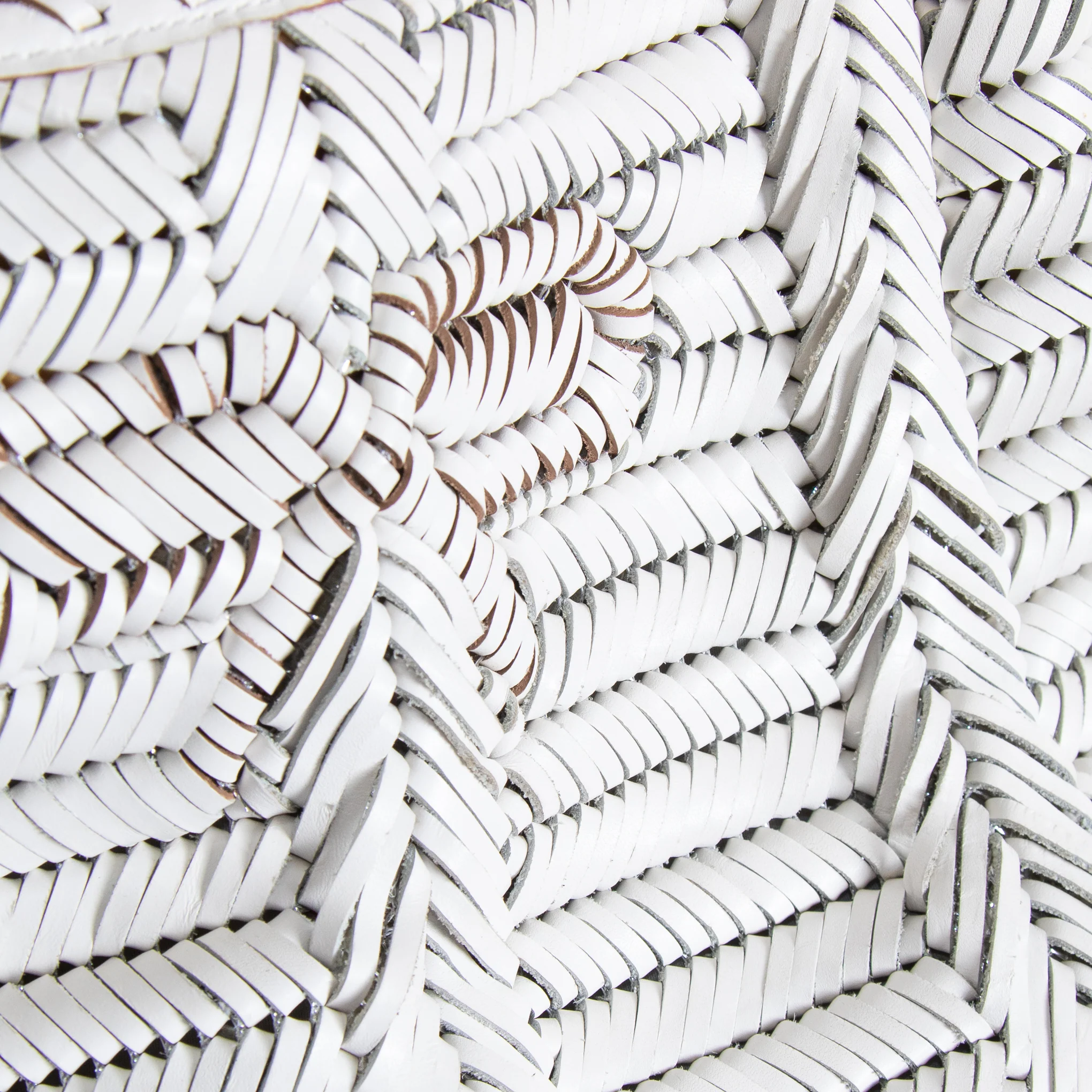 Anya Hindmarch White Woven Tote Bag - Image 6