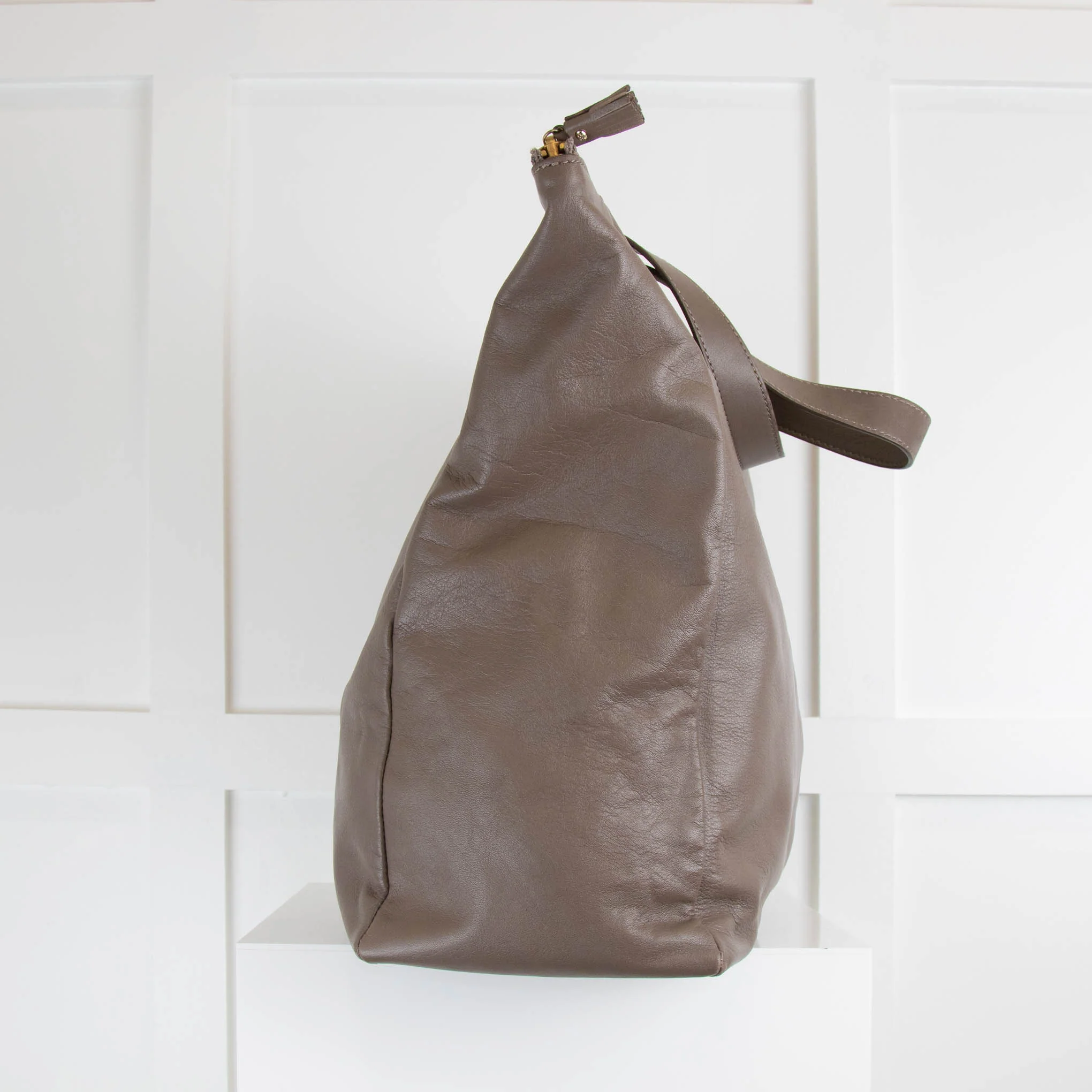Anya Hindmarch Taupe Tote - Image 3