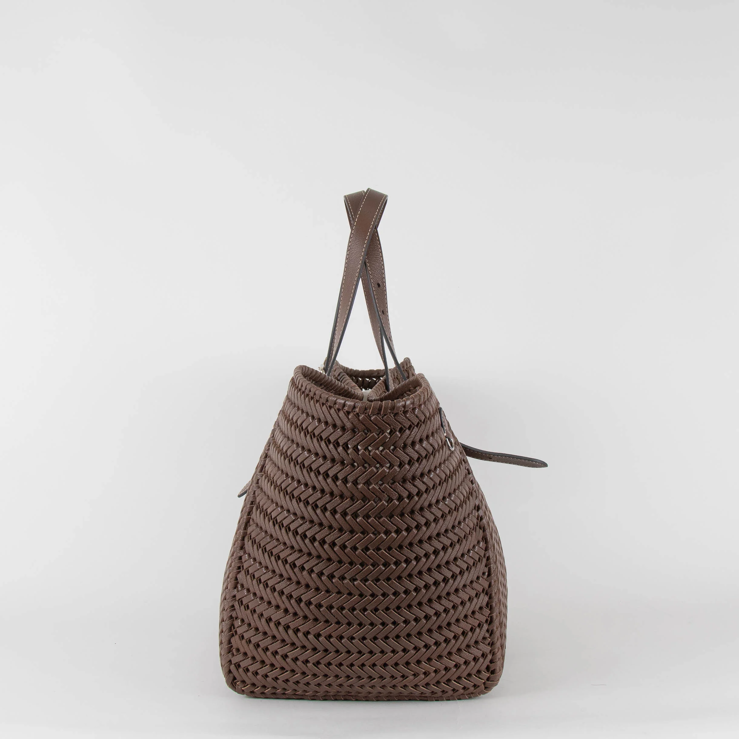 Anya Hinmarch Neeson Brown Leather Tote Bag - Image 5