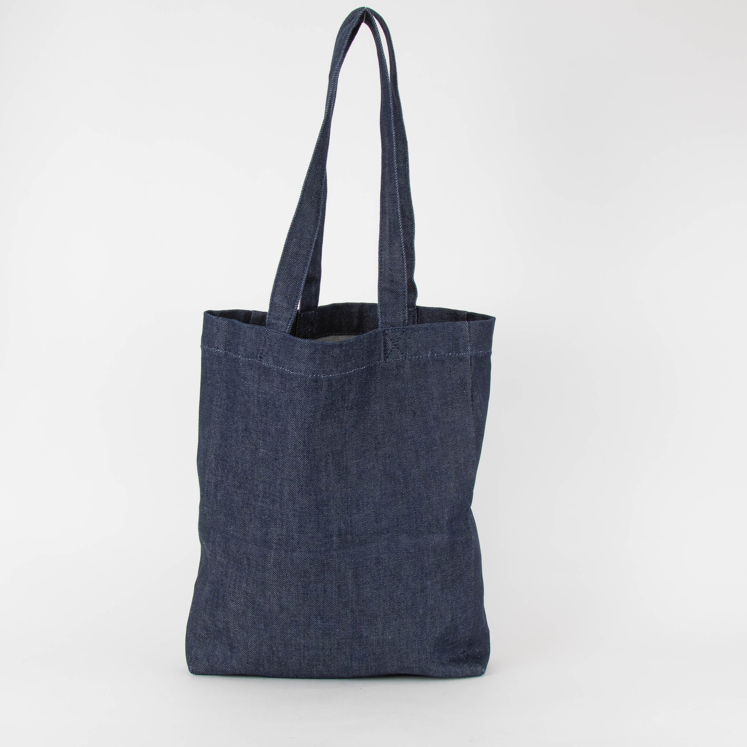 A.P.C Blue Denim St Valentin Fabric Tote Bag - Image 4