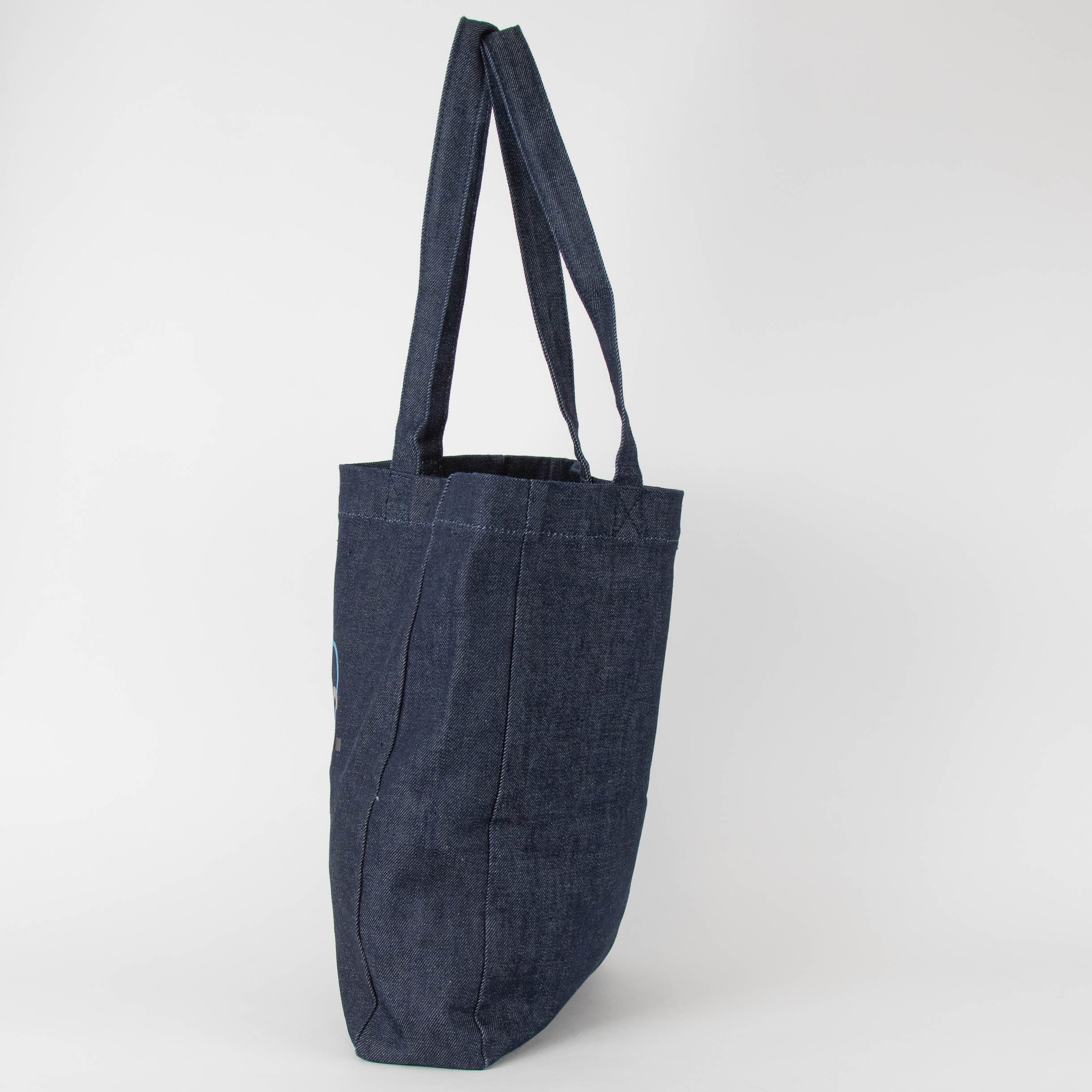 A.P.C Blue Denim St Valentin Fabric Tote Bag - Image 5