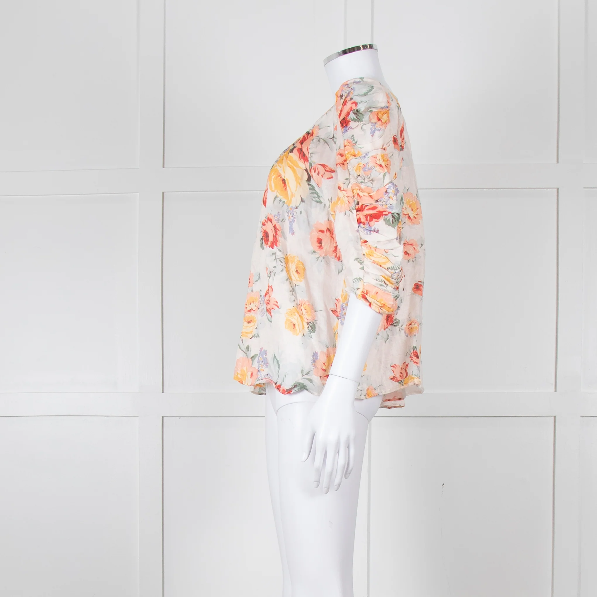 Apiece Apart Yellow Floral Top - Image 3