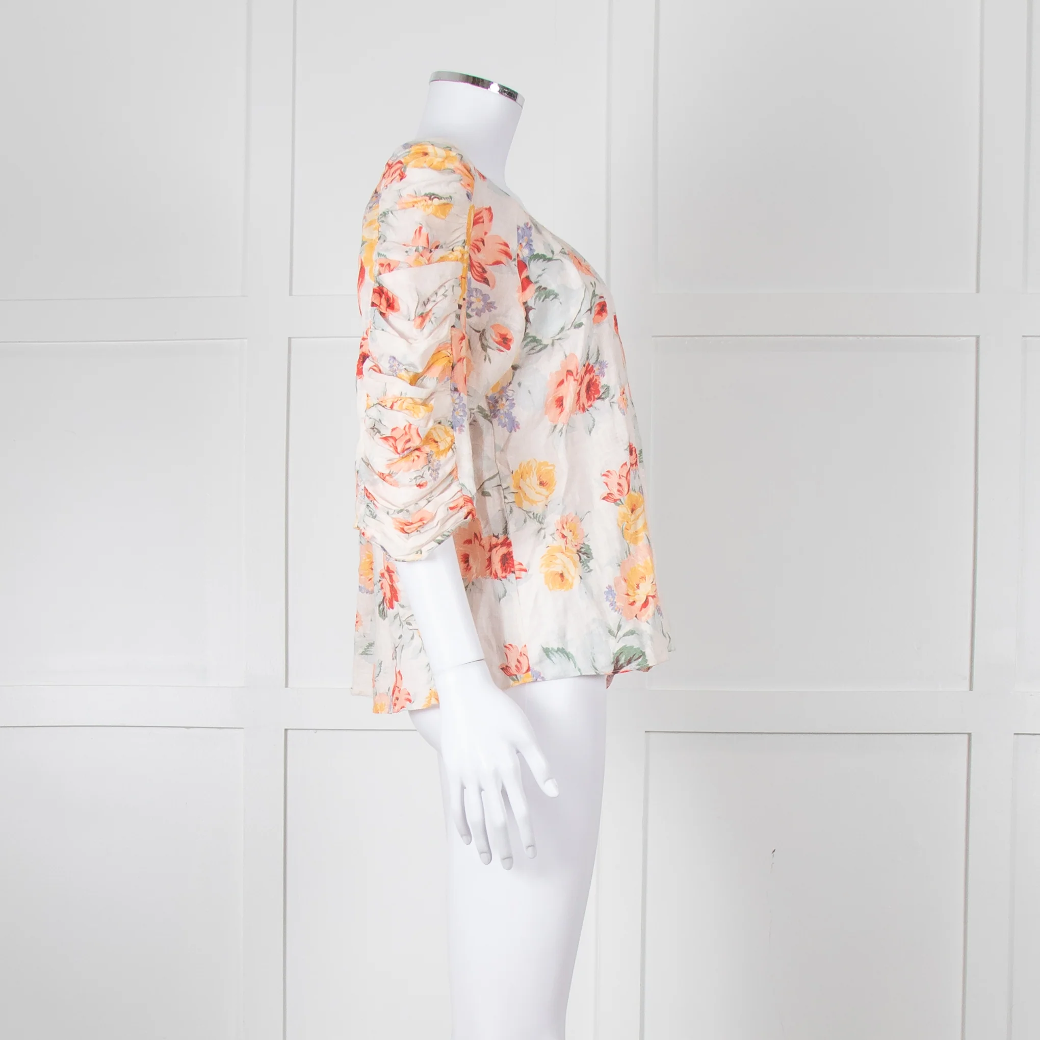 Apiece Apart Yellow Floral Top - Image 7