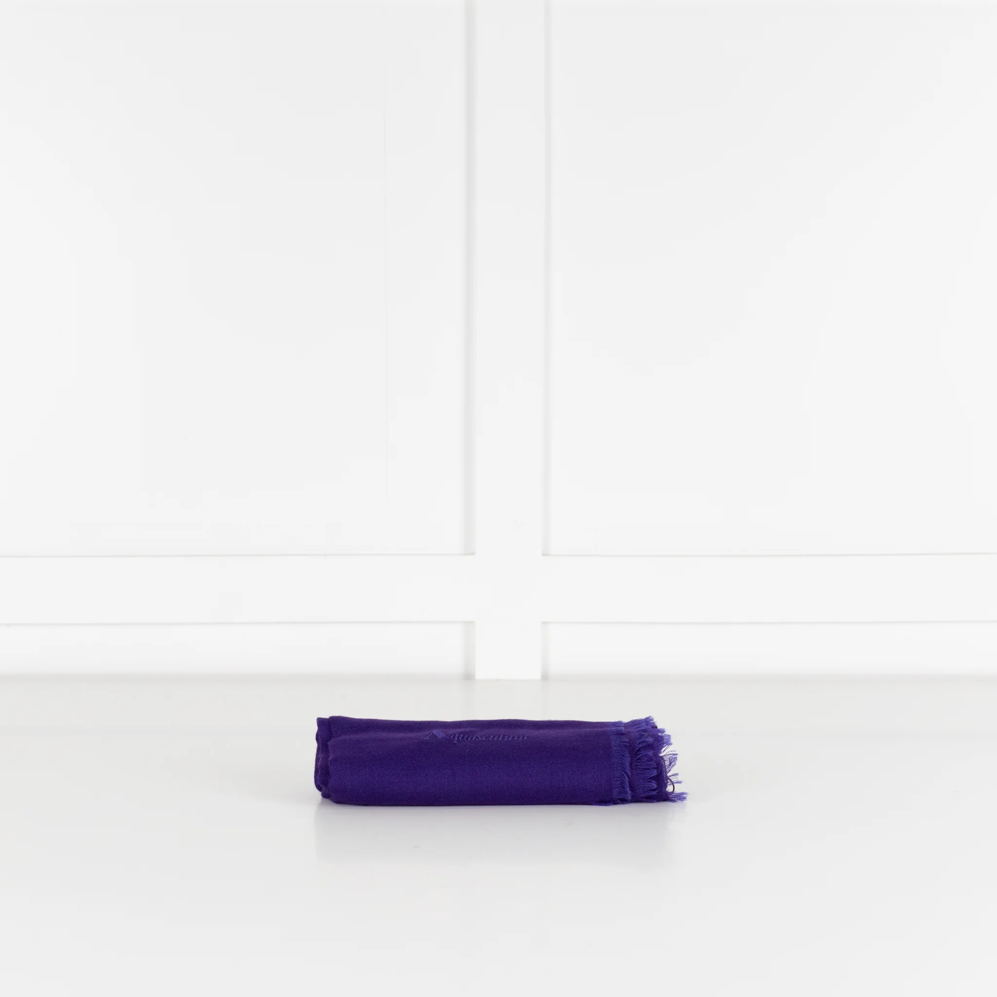 Aquascutum Purple Cashmere Scarf