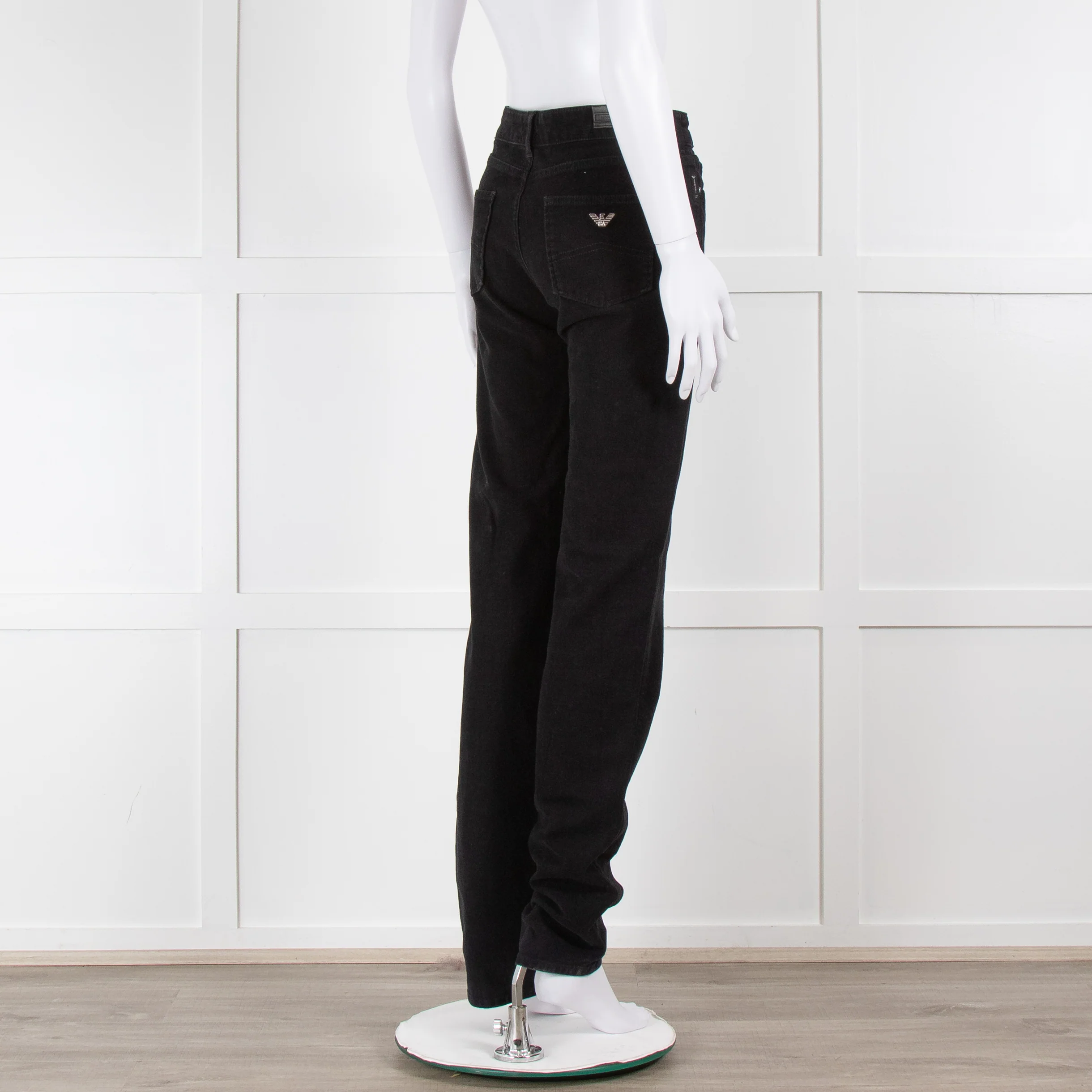 Armani Jeans Black Slim Leg Jeans - Image 4