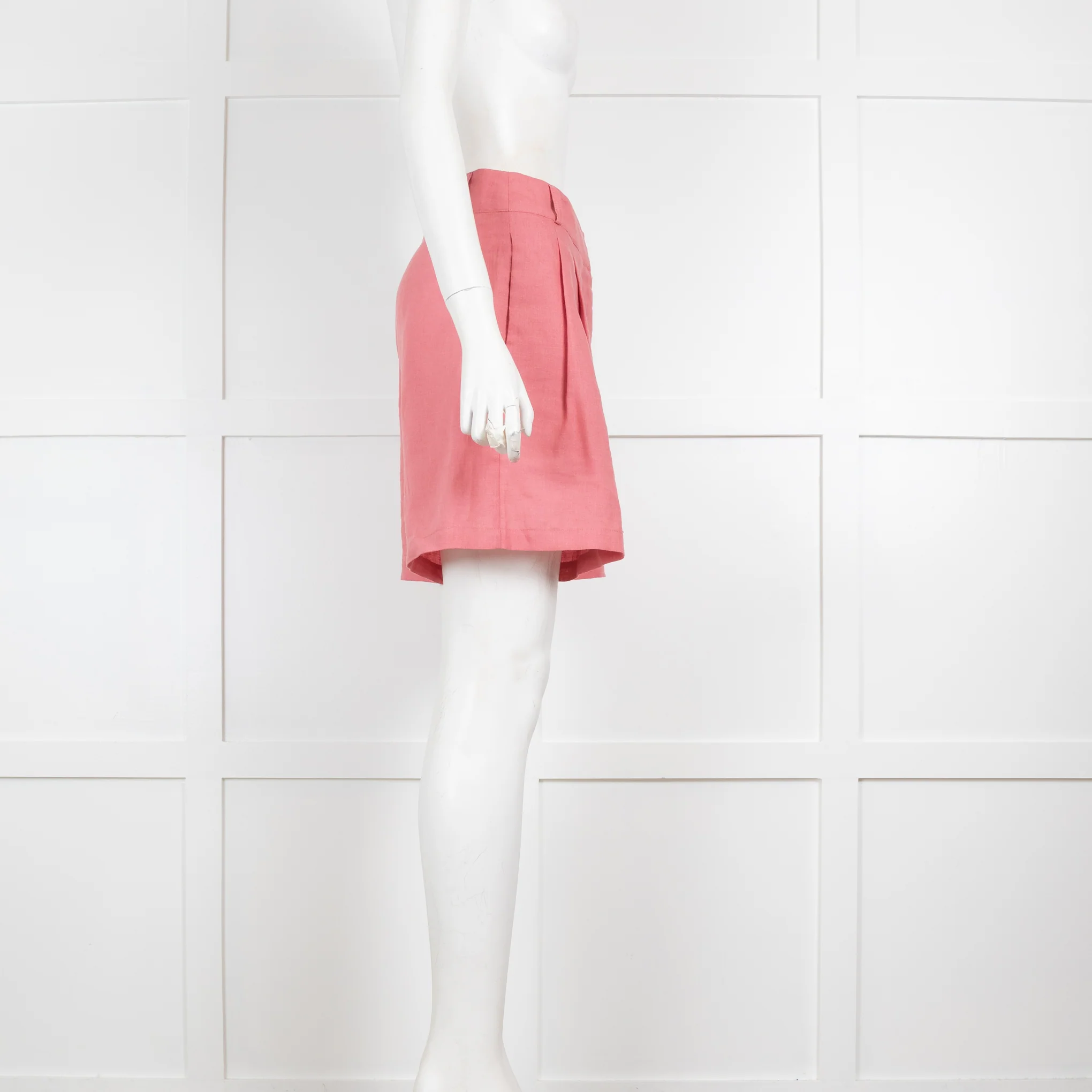 Asceno Rose Madrid Linen Bermuda Shorts - Image 2