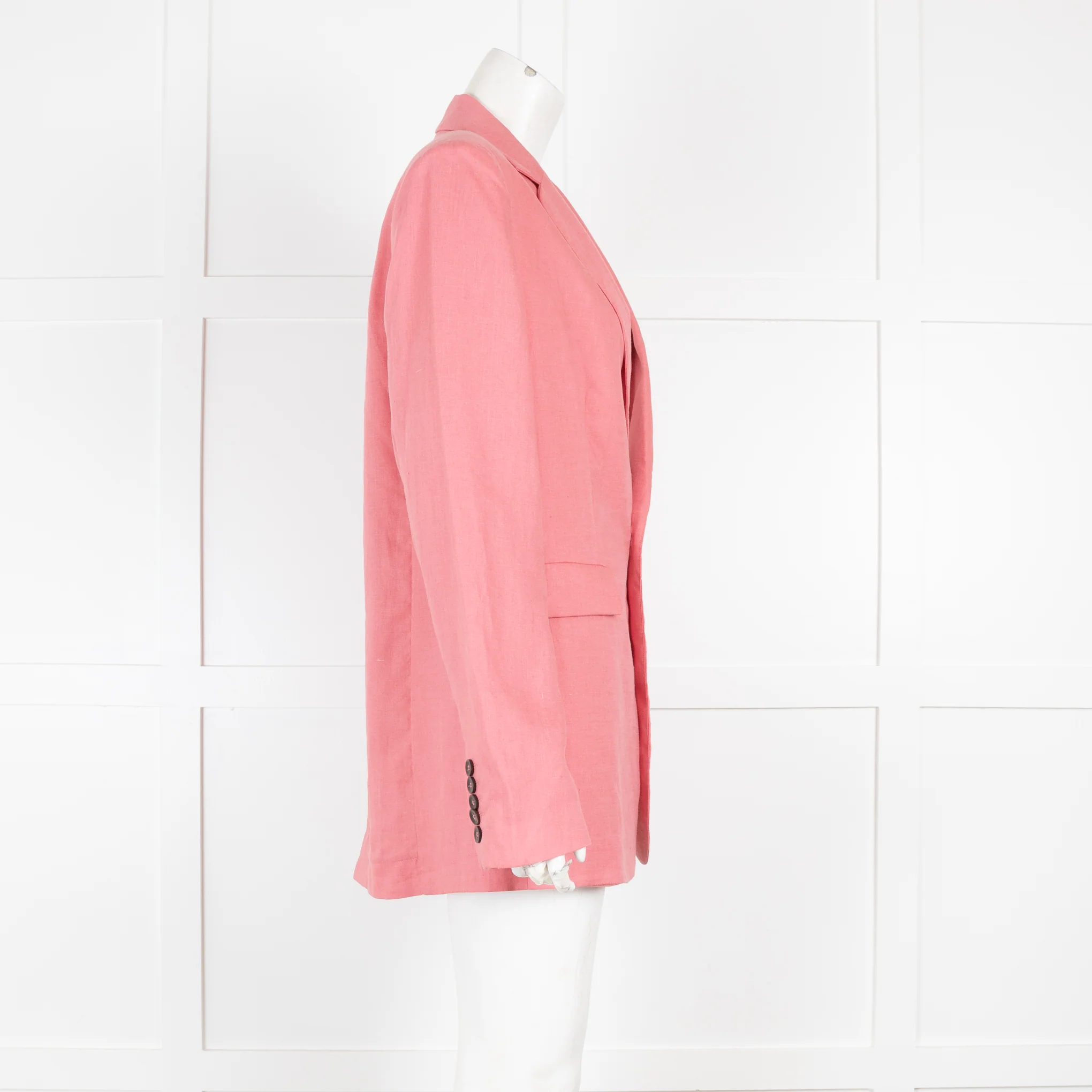 Asceno Rose Madrid Linen Blazer - Image 2
