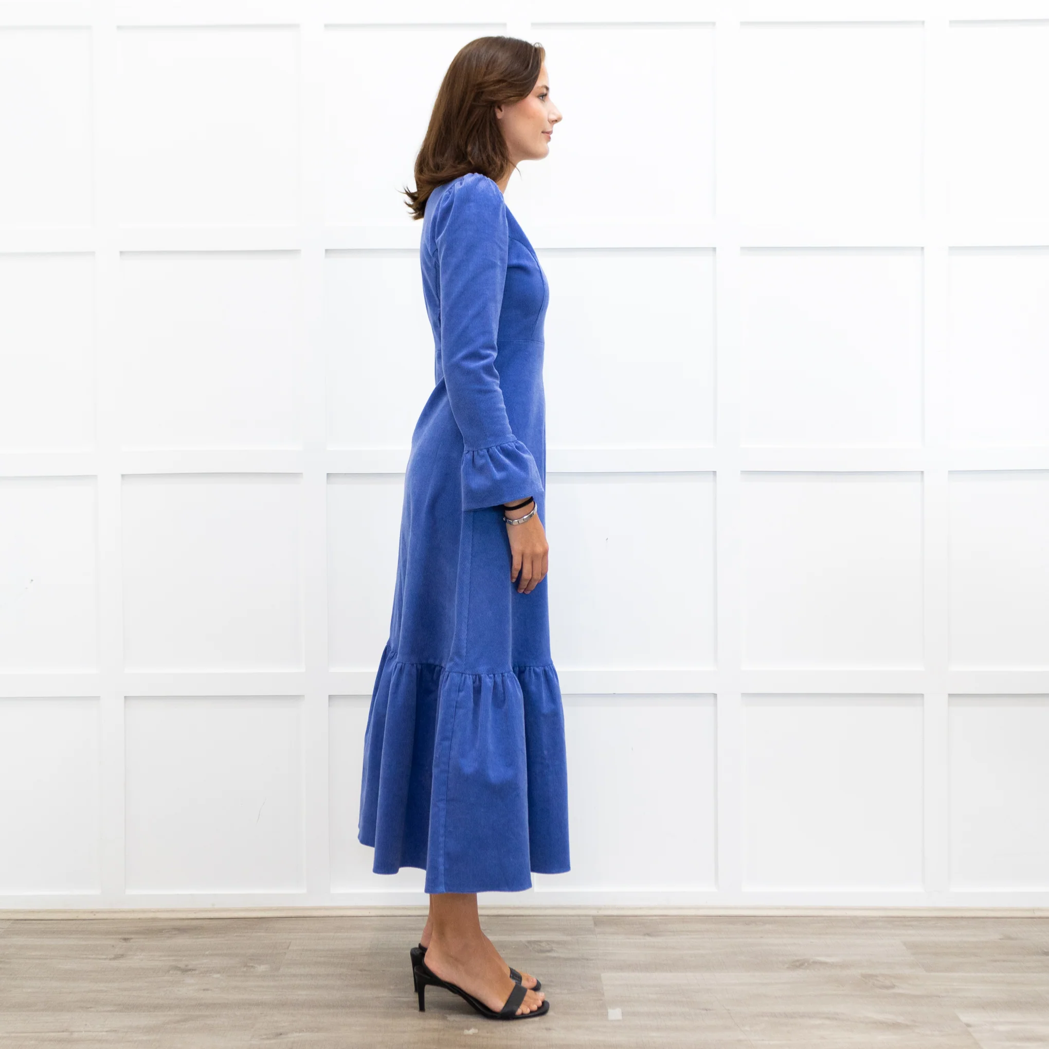 Aspiga Blue Corduroy Prairie Dress - Image 6