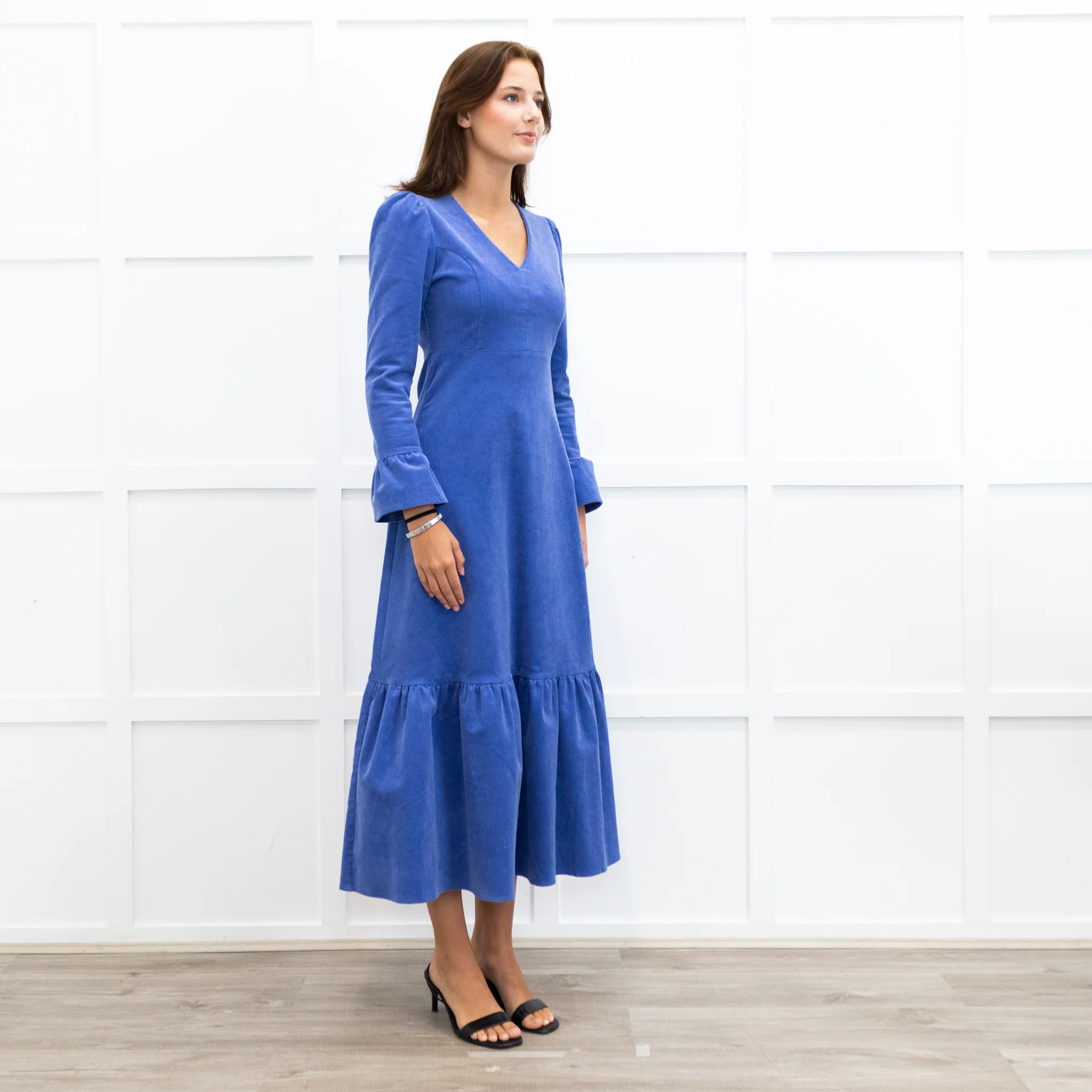 Aspiga Blue Corduroy Prairie Dress - Image 7