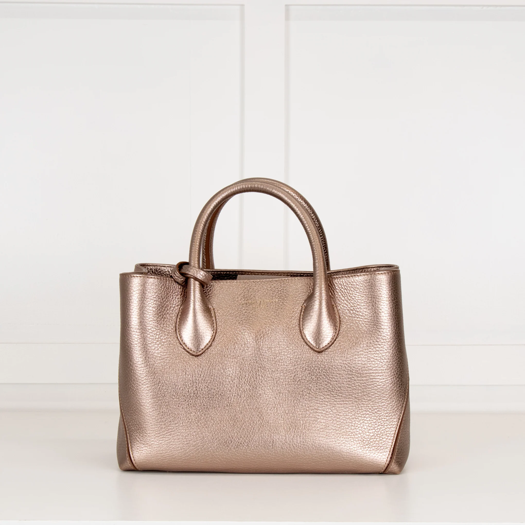 Aspinal of London Bronze Midi London Tote Bag