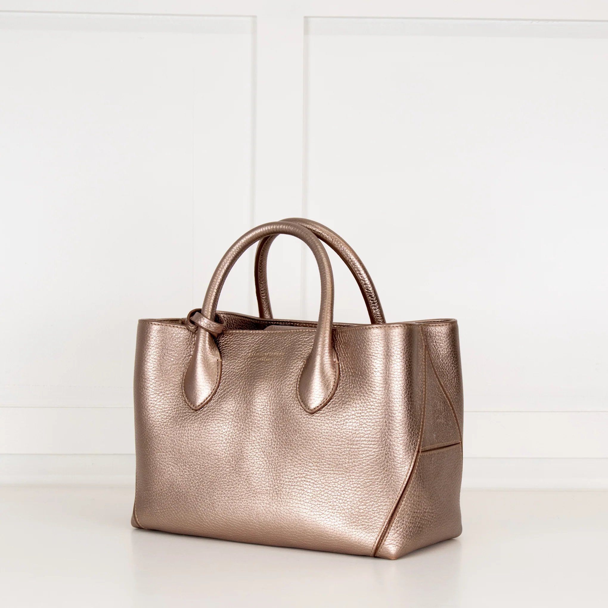 Aspinal of London Bronze Midi London Tote Bag - Image 4