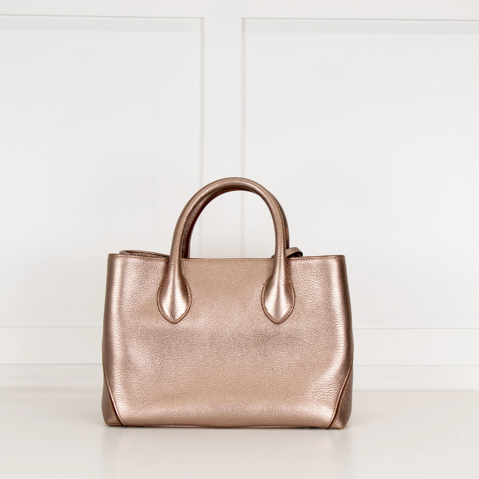 Aspinal of London Bronze Midi London Tote Bag - Image 6