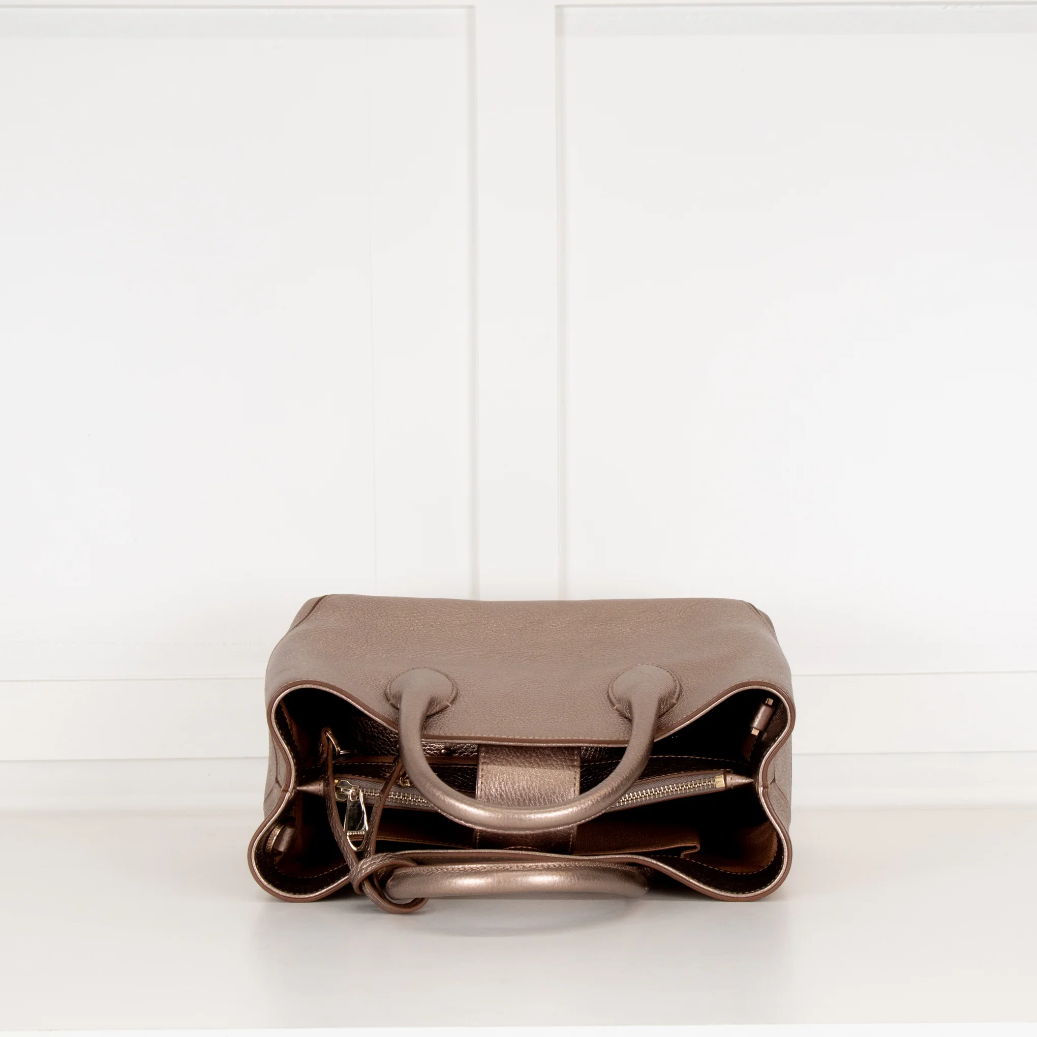 Aspinal of London Bronze Midi London Tote Bag - Image 9