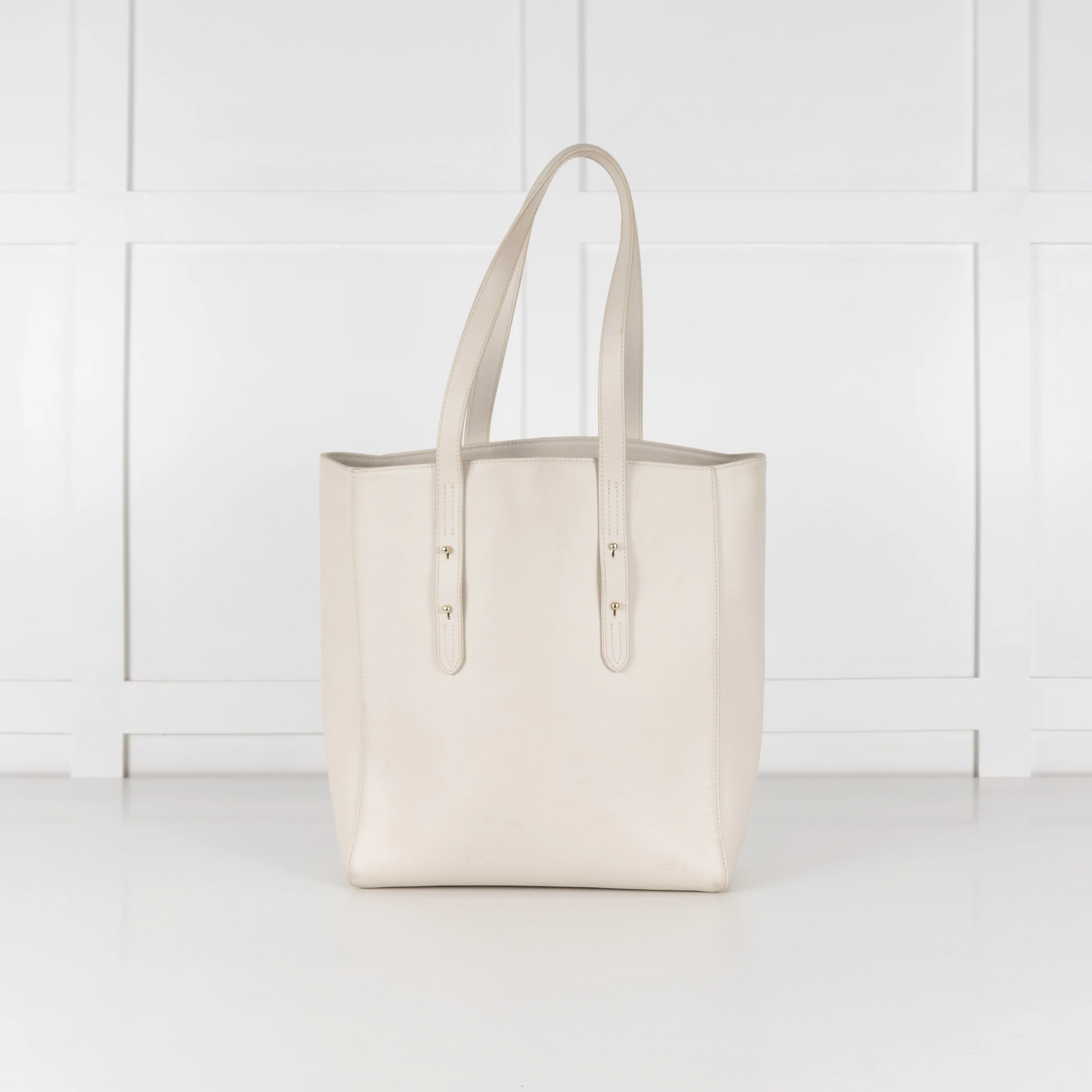 Aspinal of London Cream Top Handle Tote - Image 7