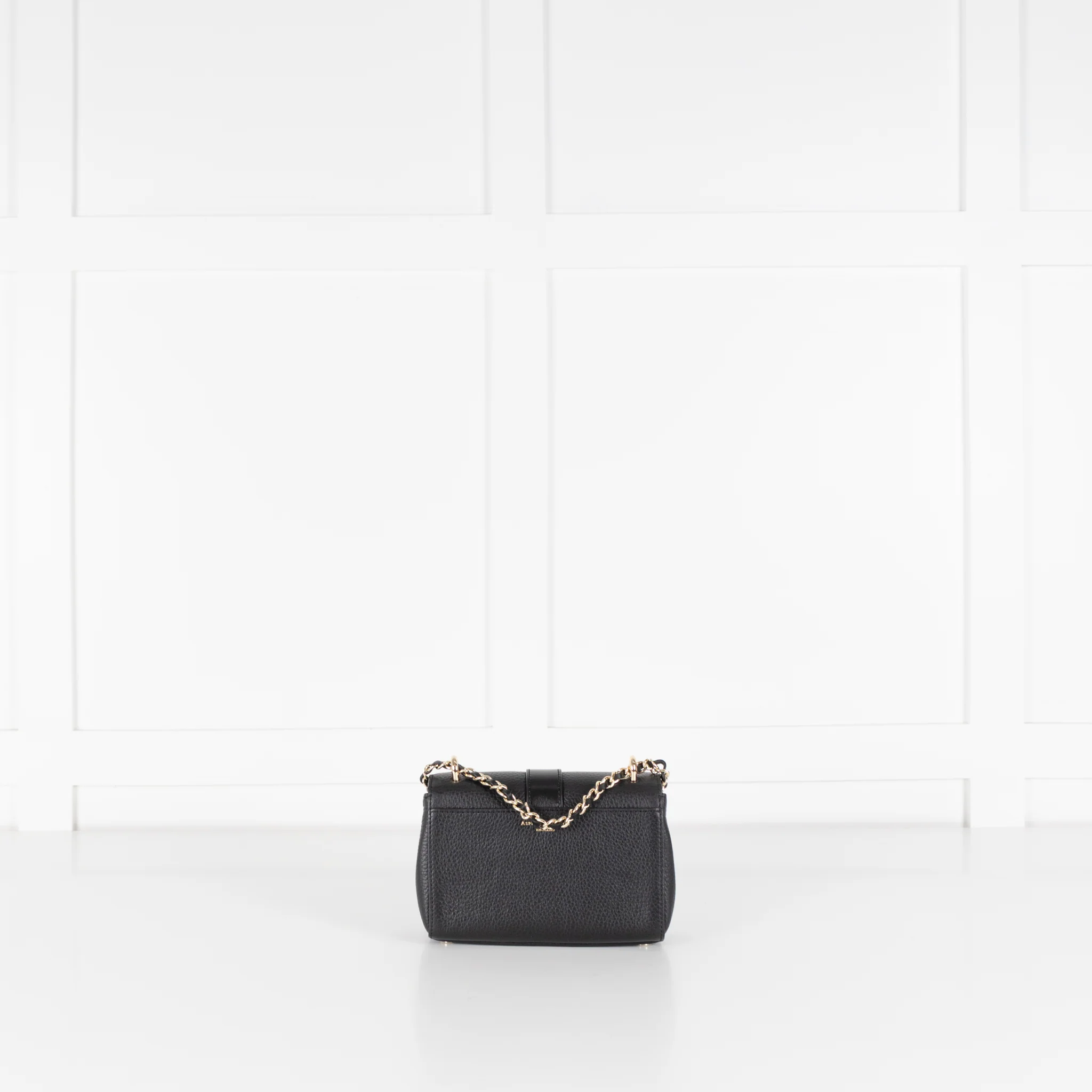 Aspinal of London Micro Black Lottie Bag - Image 6