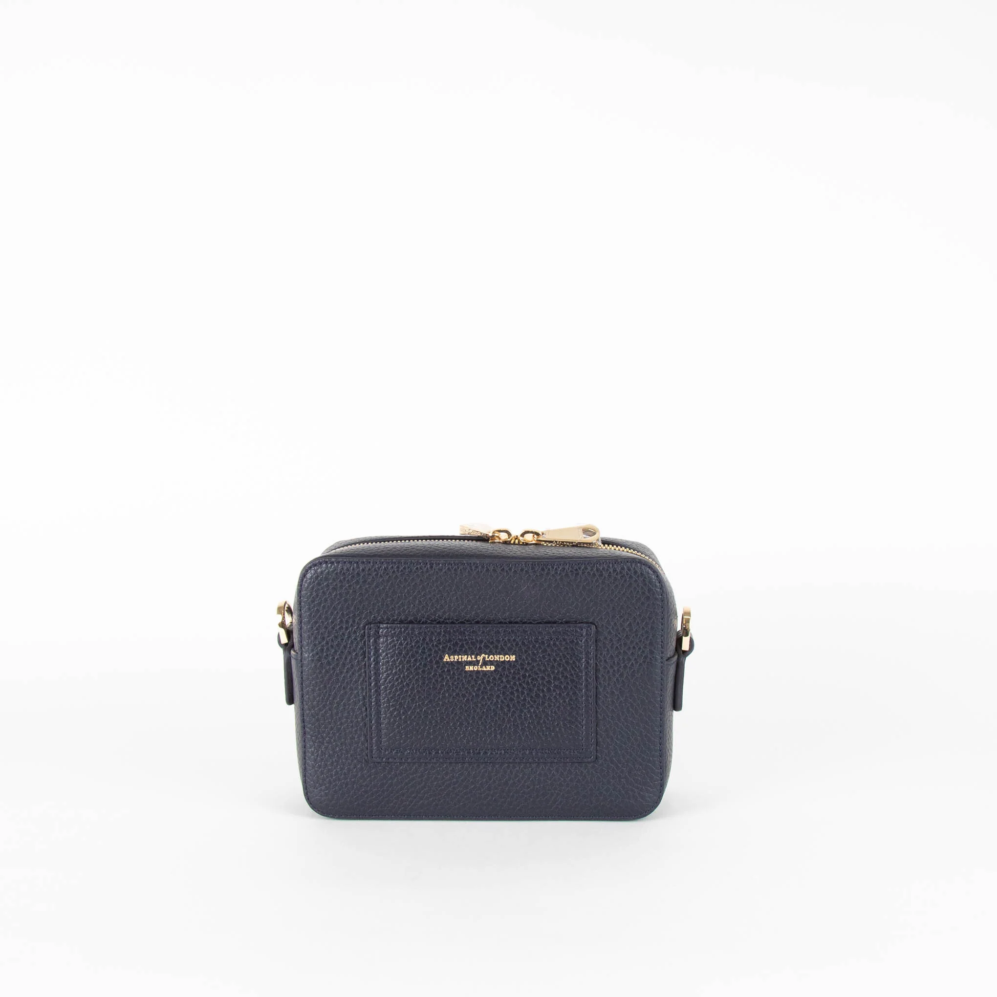 Aspinal Of London Navy Camera Crossbody Bag - Image 4