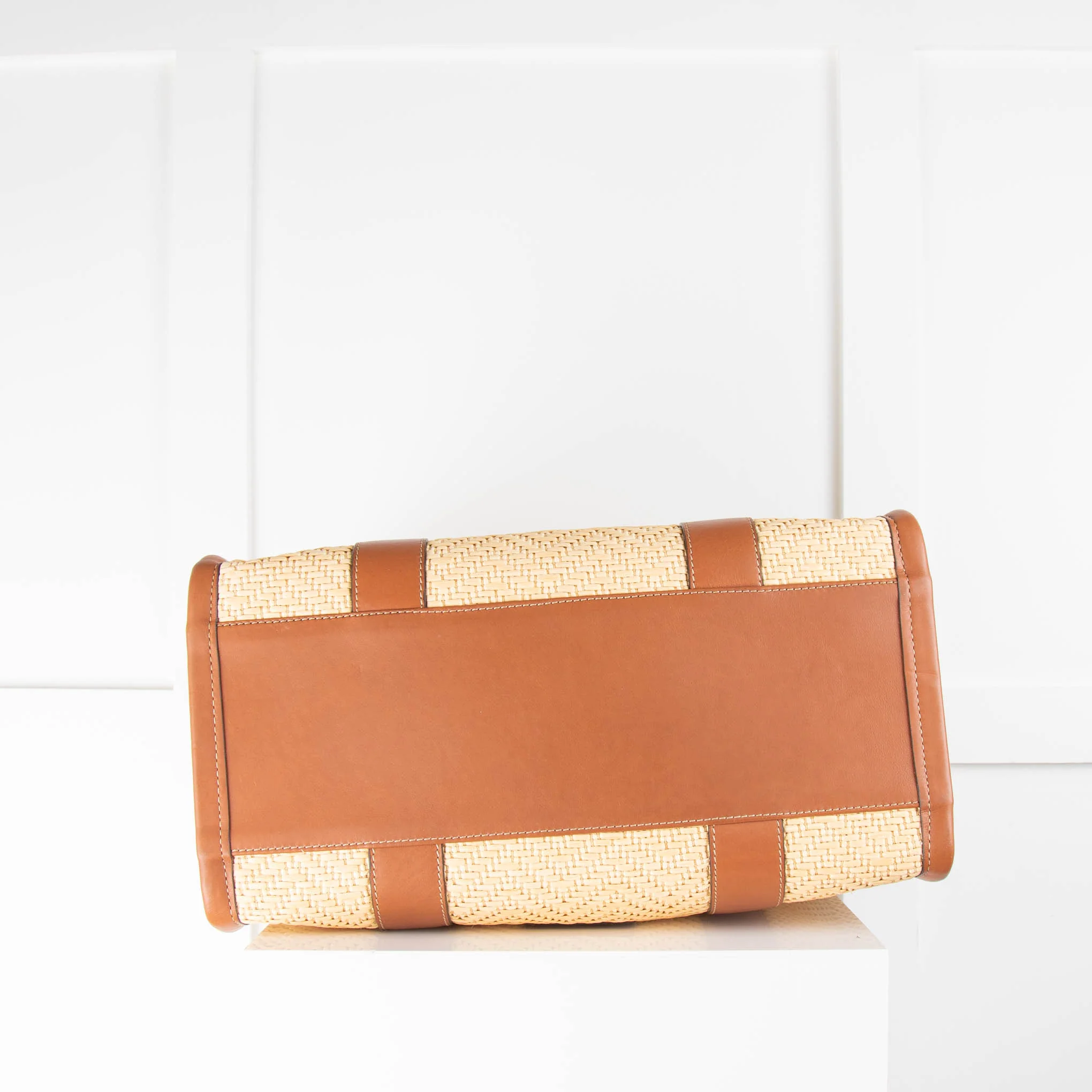 Aspinal Of London Raffia Tote Bag - Image 5