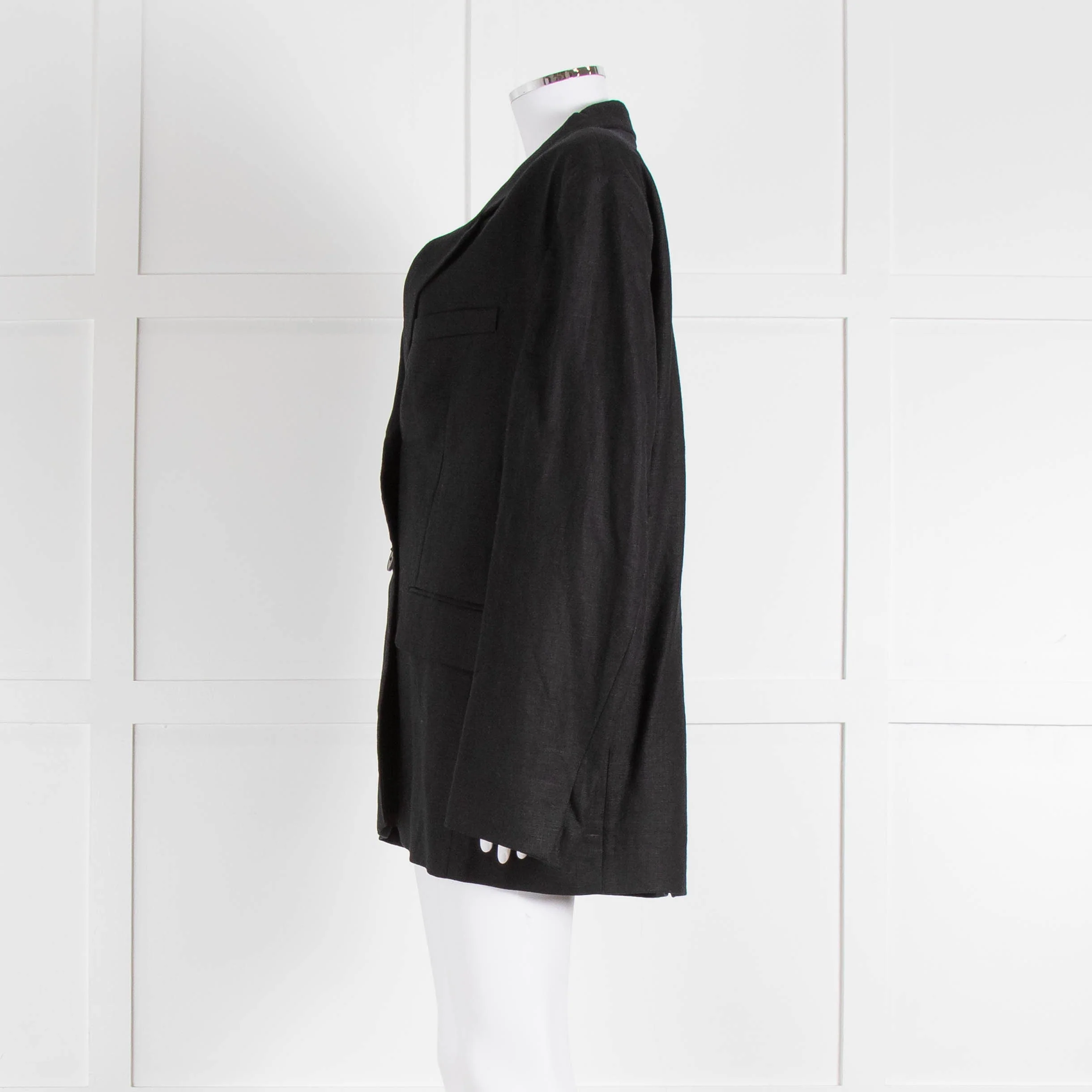 Assembly Label Black Linen Jacket - Image 7