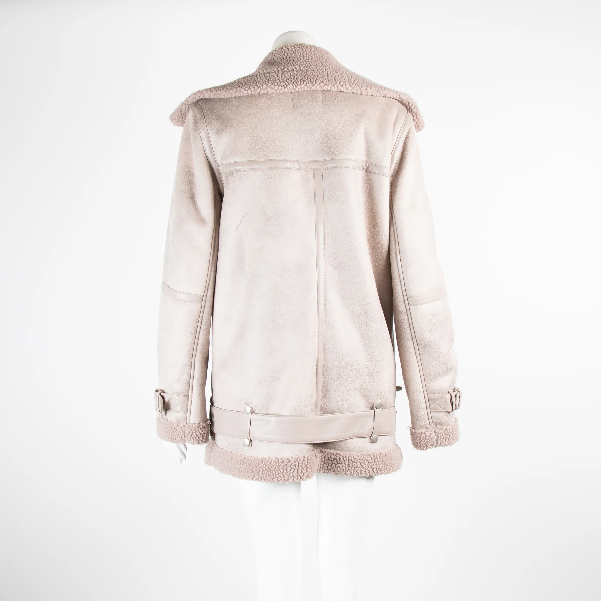 Avec Les Filles Blush Biker Jacket - Image 3