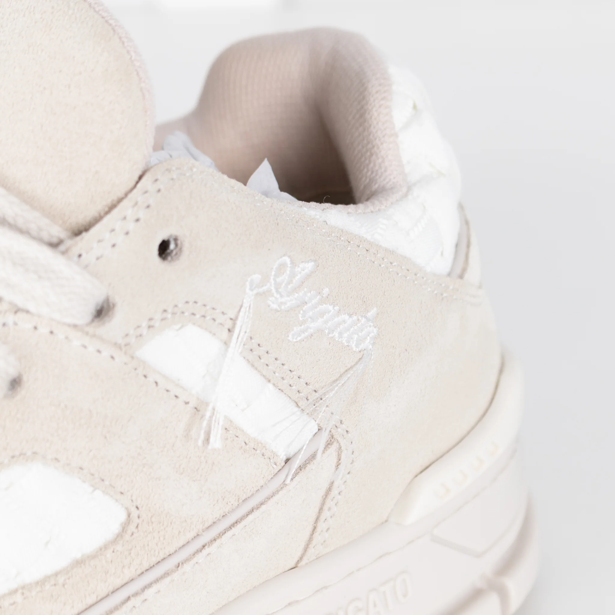 Axel Arigato Area Lo Woven Sneaker Off White - Image 12