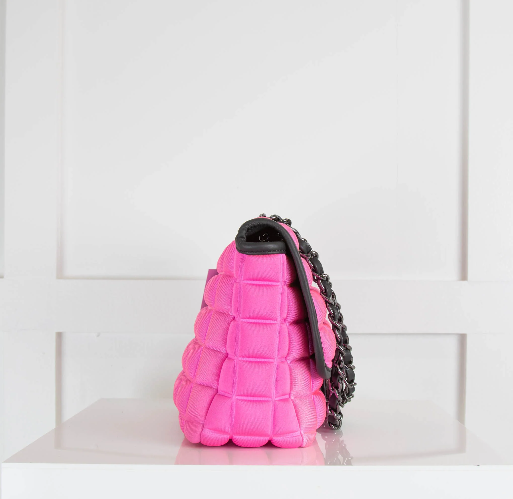 B Prime Pink Scuba Cubed Cross Body Bag - Image 3