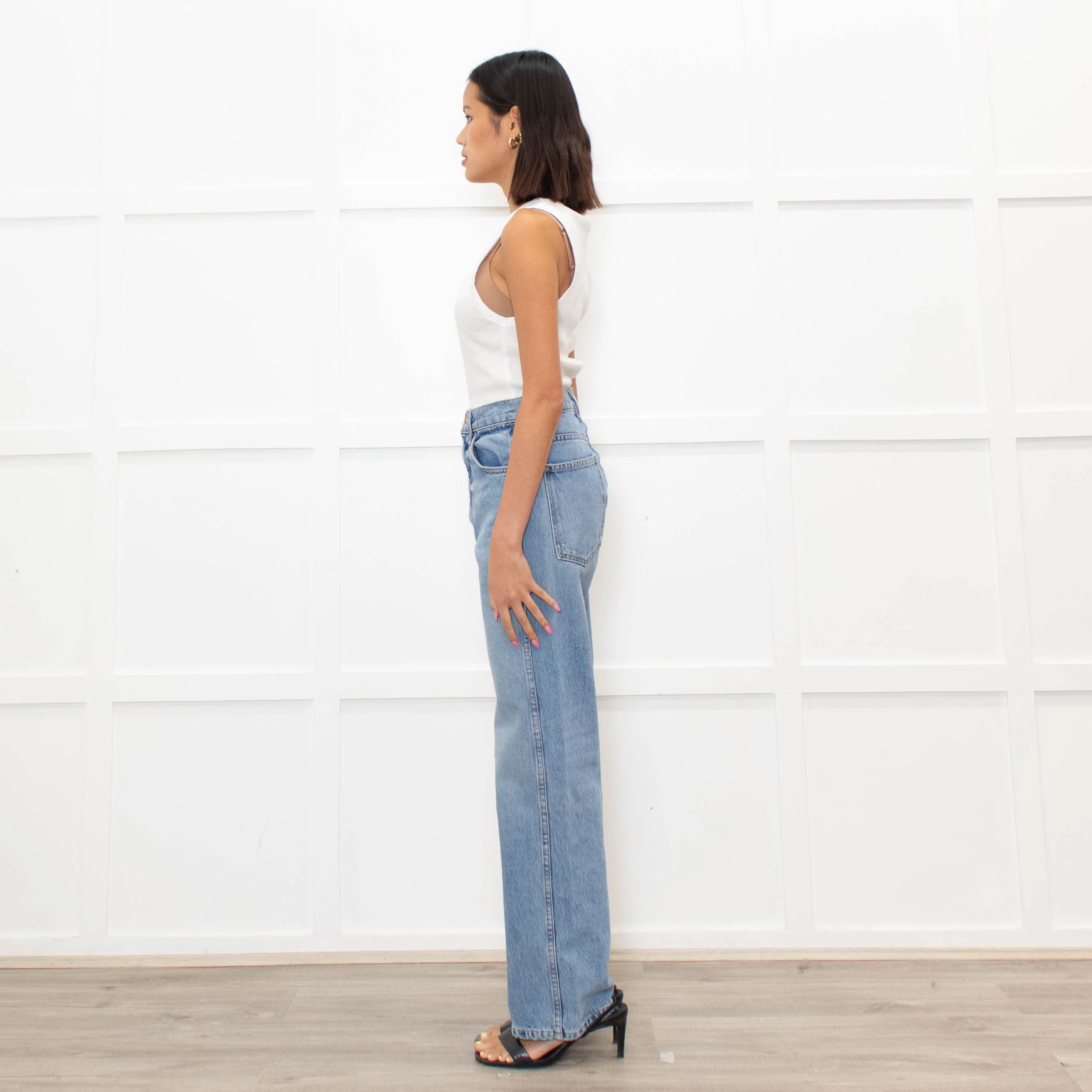 B Sides Blue Denim Relaxed Jeans - Image 6