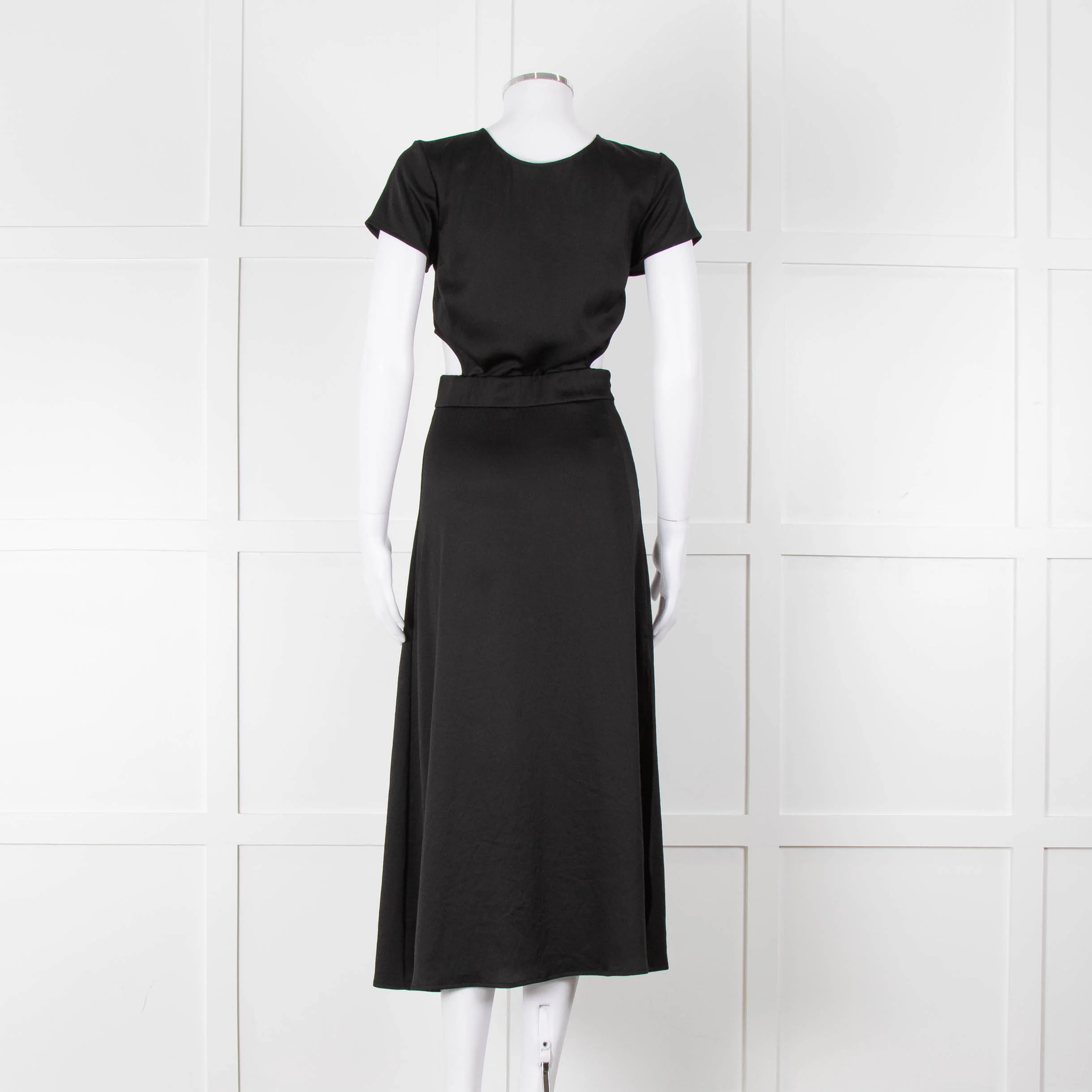 Ba & Sh Black Cut Out Short Sleeve Dress - Image 5