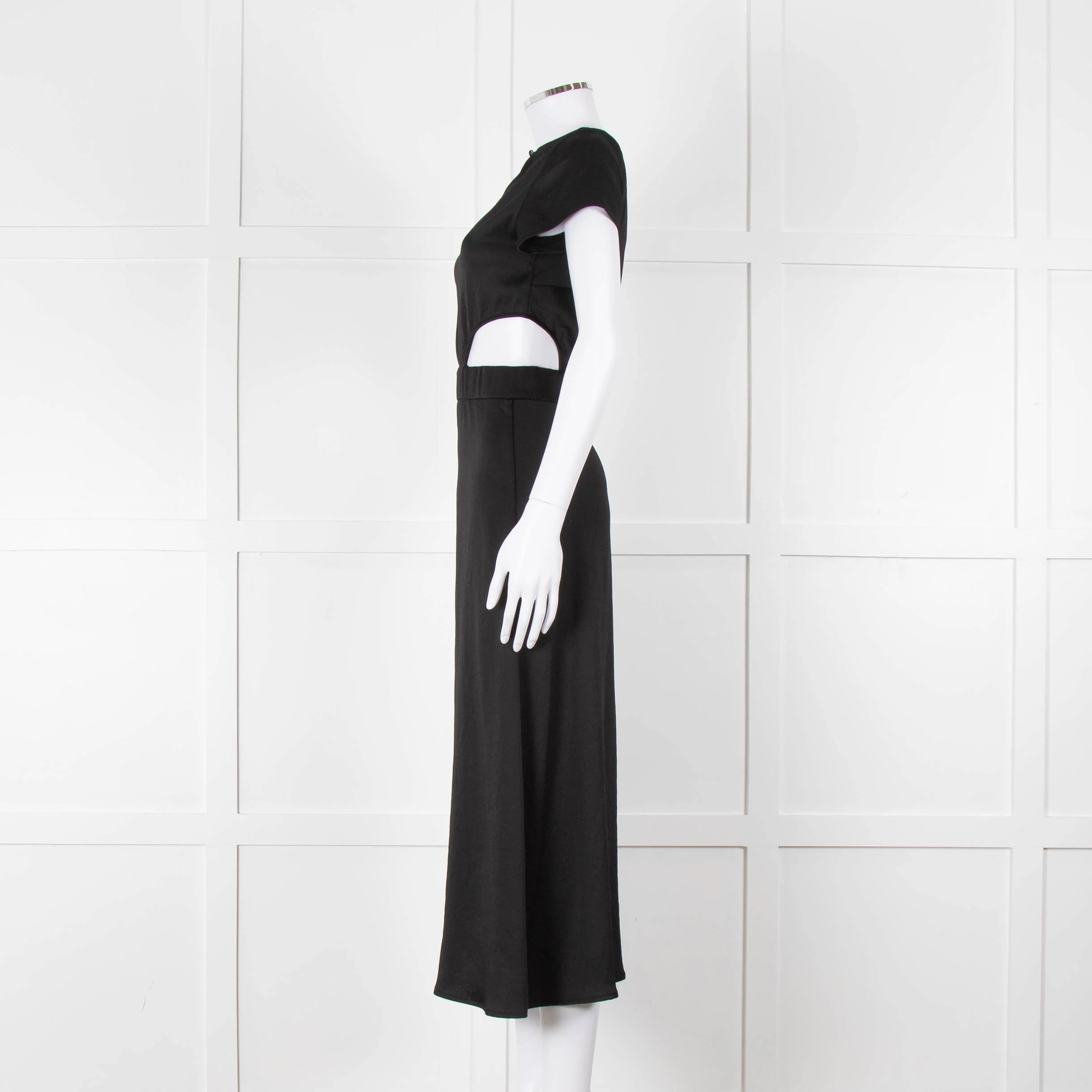 Ba & Sh Black Cut Out Short Sleeve Dress - Image 7
