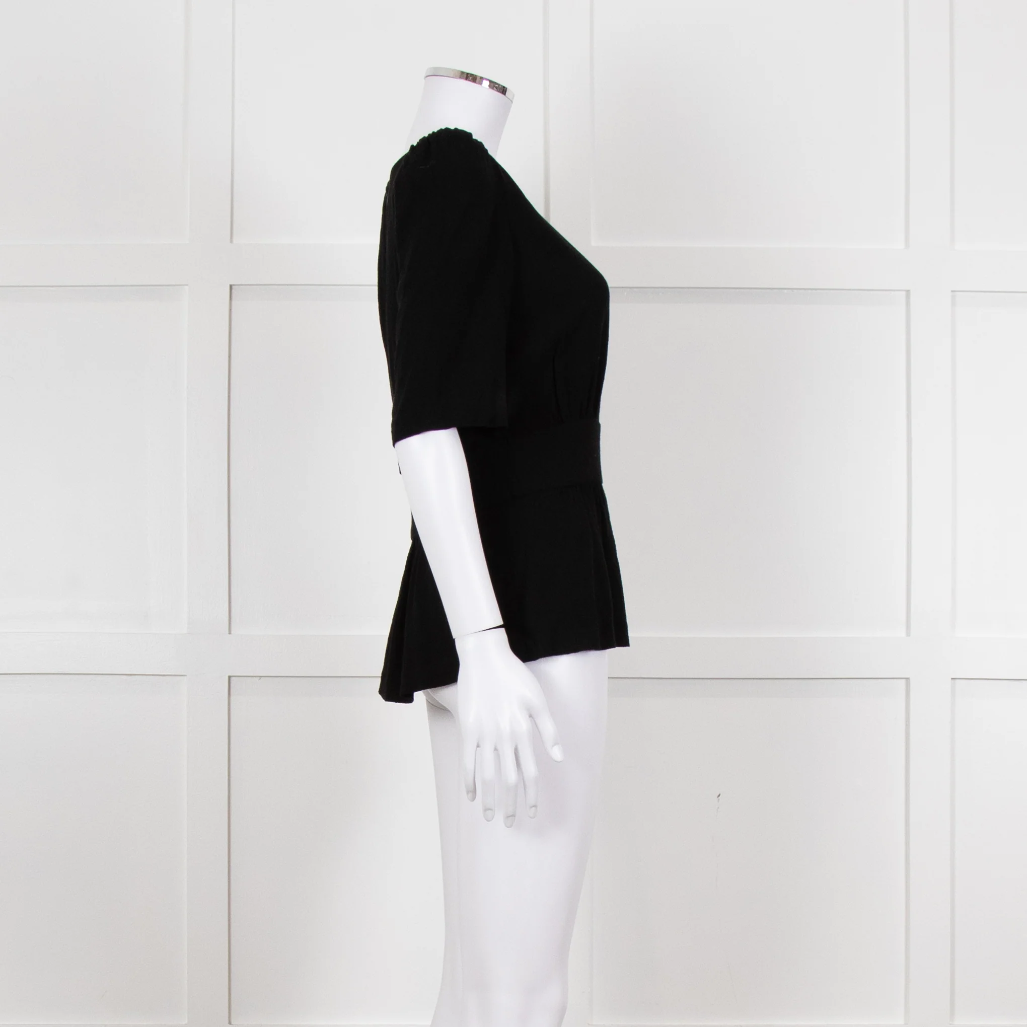 Ba&sh Black Gathered Waist Top - Image 7
