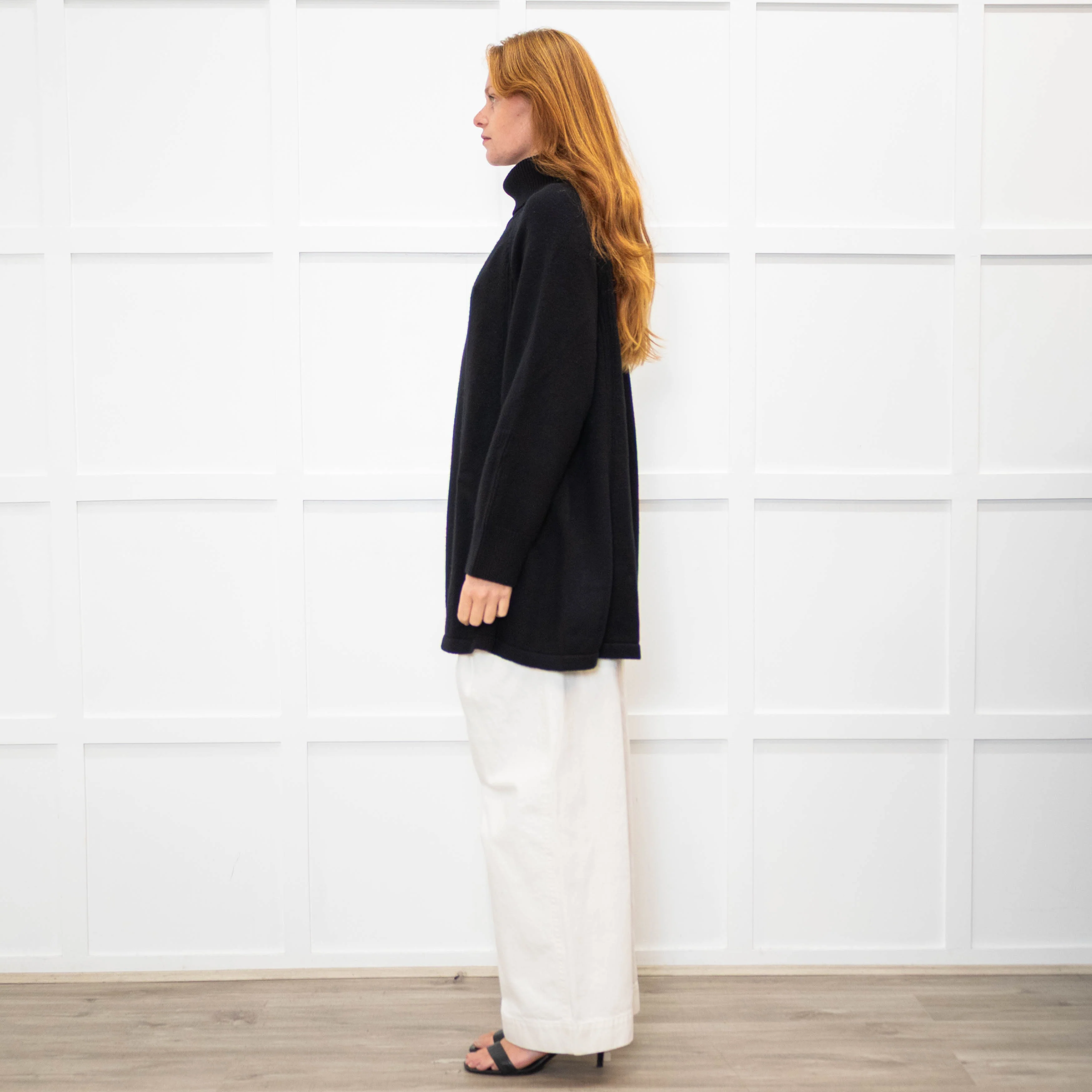 Ba&sh Black Knit Oversized Tunic Dress - Image 4