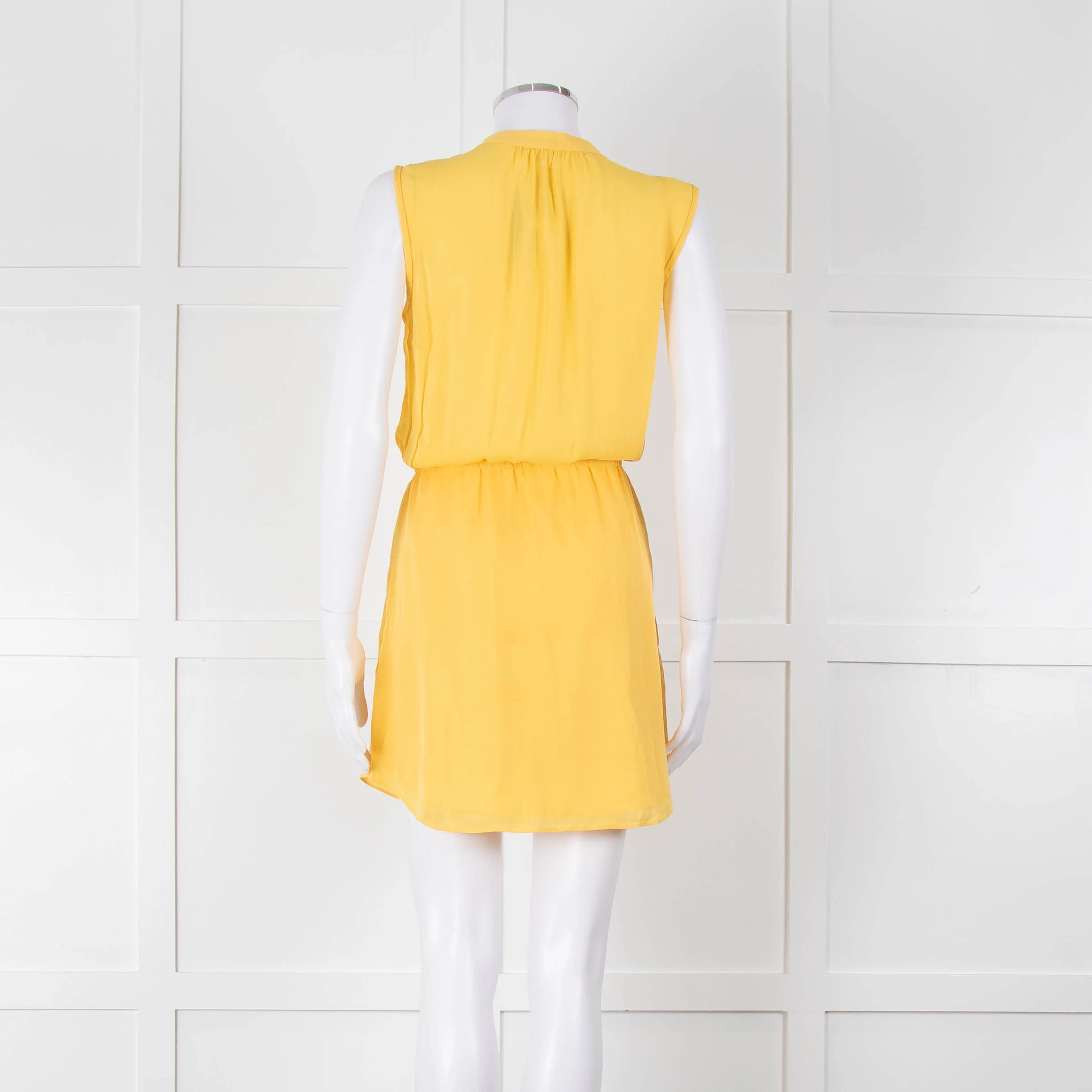 Babaton Yellow Sleeveless Mini Sundress - Image 5