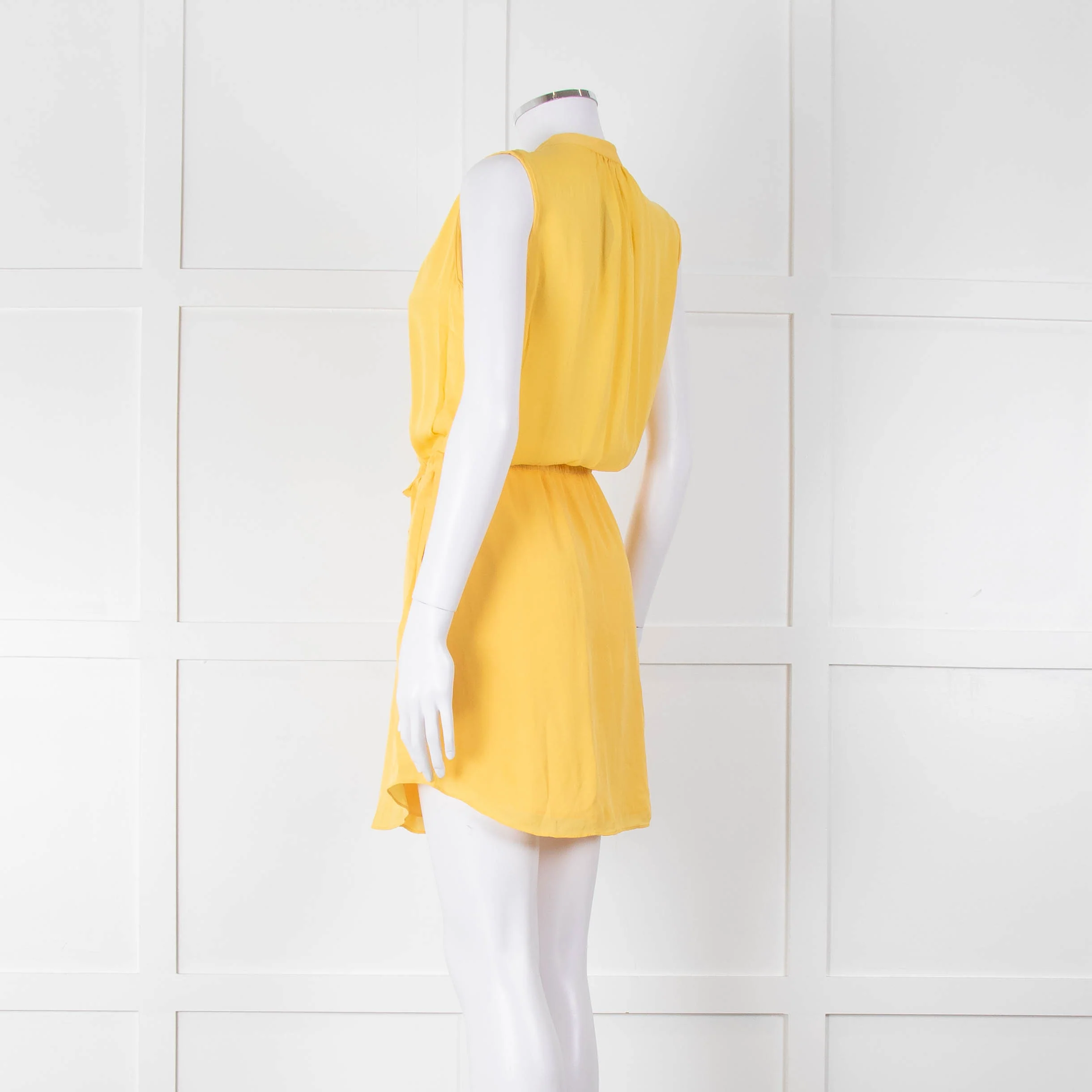 Babaton Yellow Sleeveless Mini Sundress - Image 6