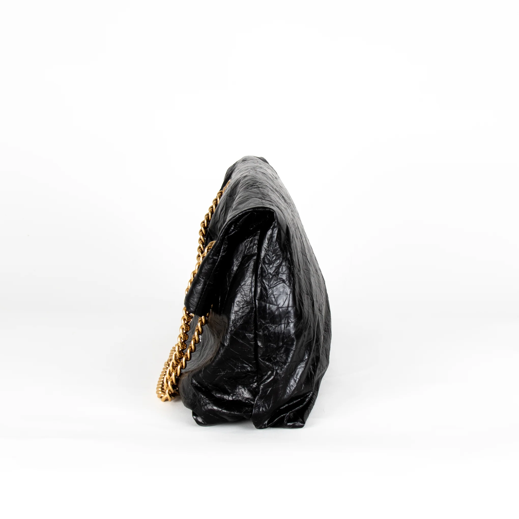 Balenciaga Black Crush Medium Tote Bag - Image 10