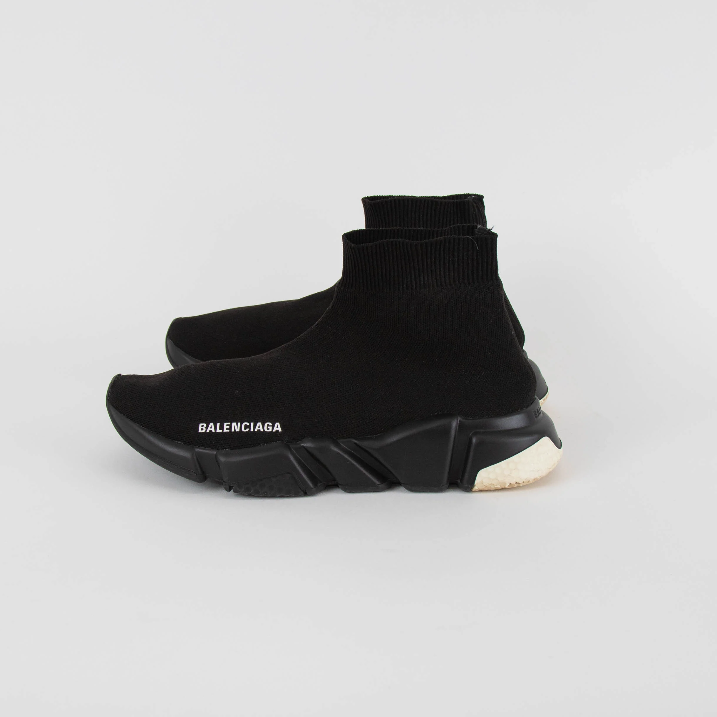 Balenciaga Black Speed Sock Trainers - Image 4