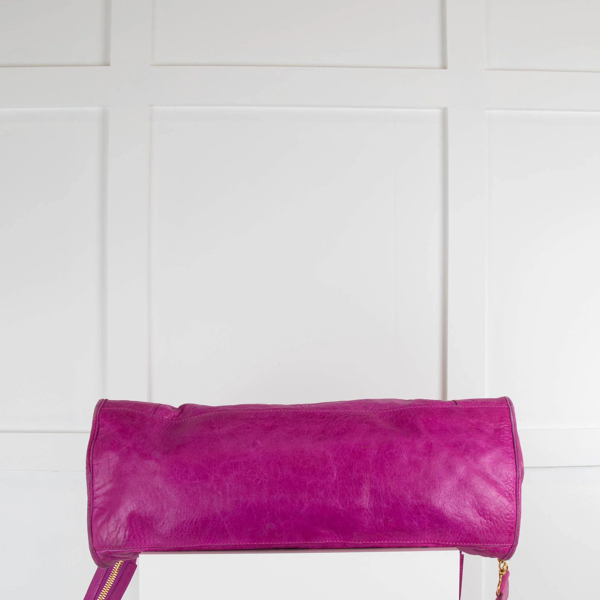 Balenciaga Cyclamen Leather GSH Part Time Tote - Image 6