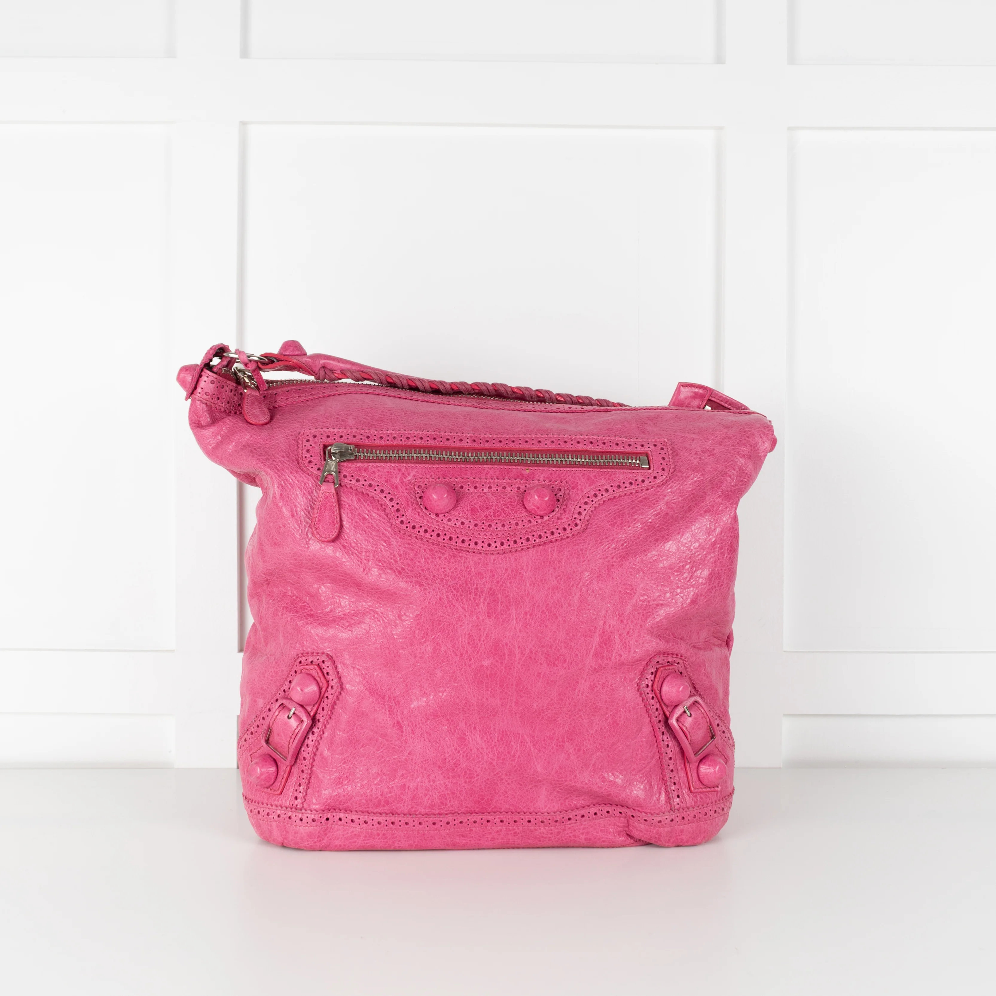 Balenciaga Pink Motocross Classic Shoulder Bag - Image 2