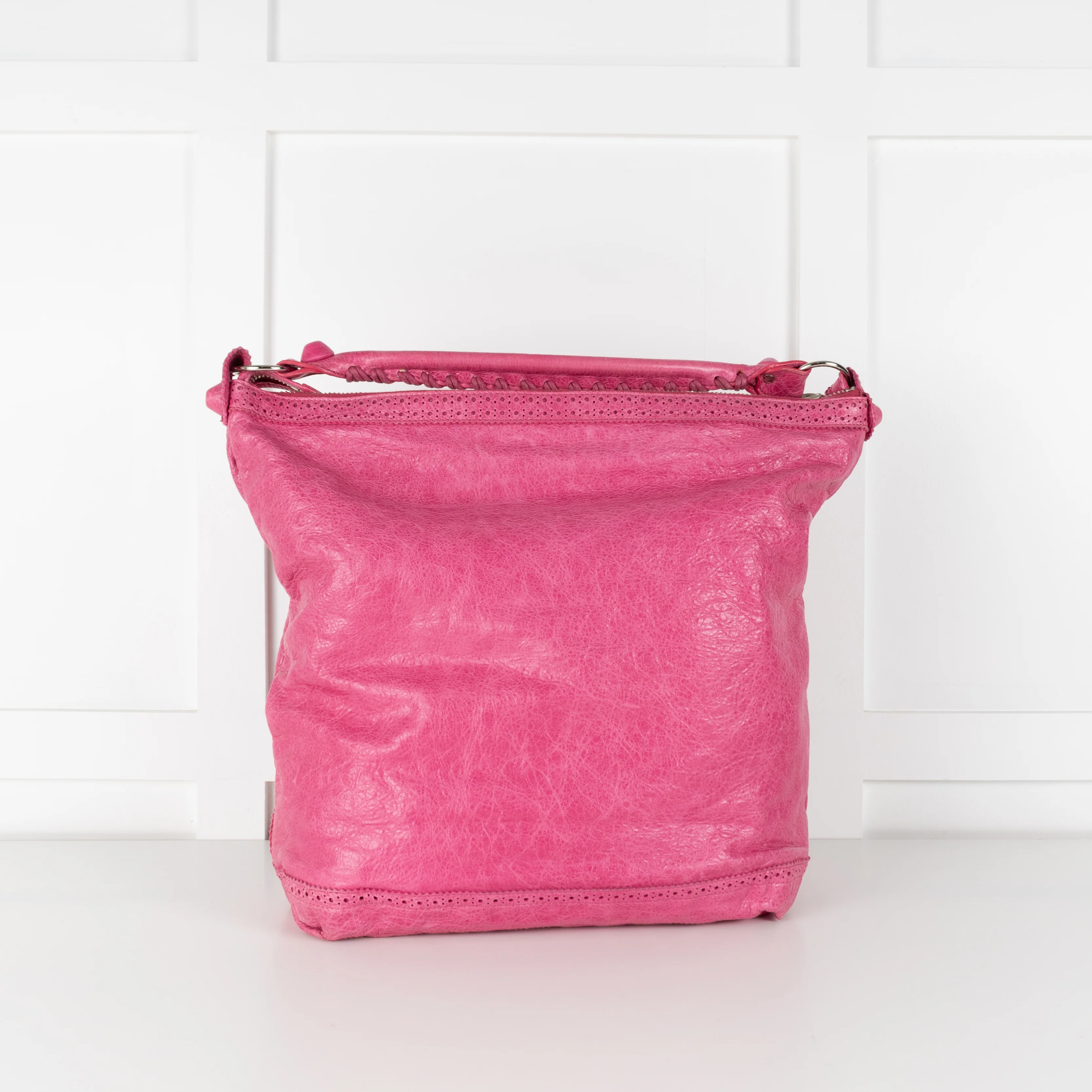 Balenciaga Pink Motocross Classic Shoulder Bag - Image 5