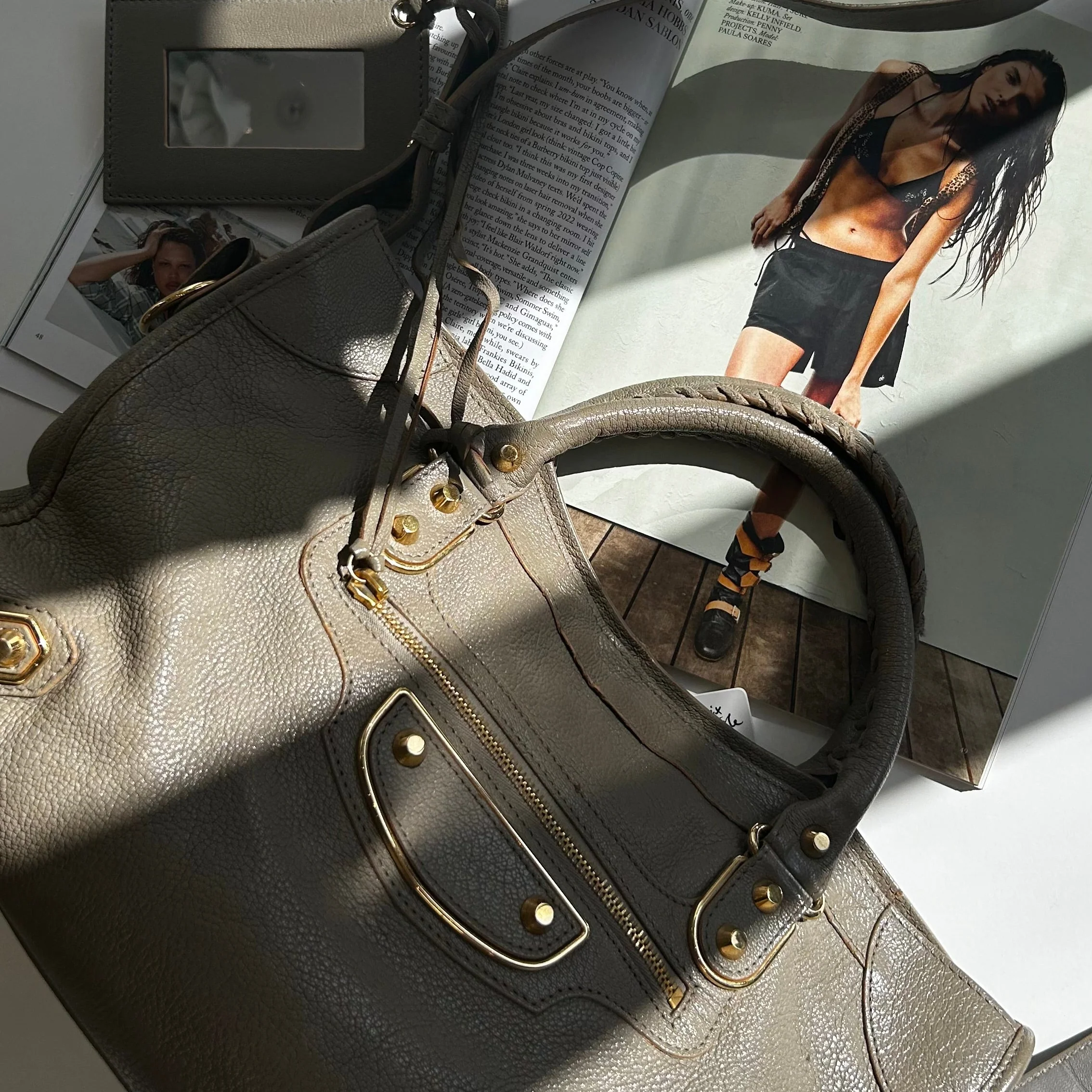 Balenciaga Taupe City Bag - Image 2
