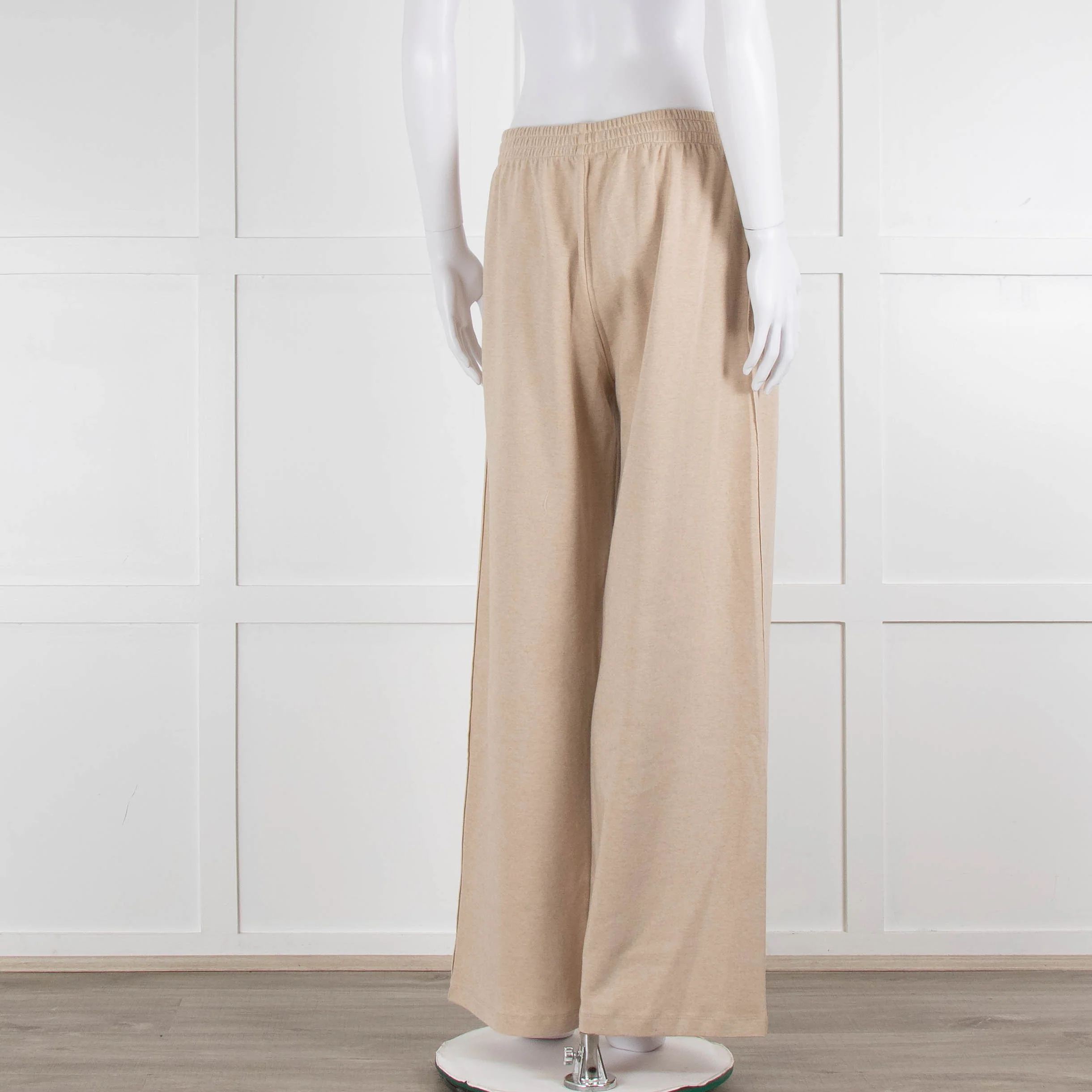 Bamford Beige Cashmere Mix Wide Leg Track Pants - Image 4