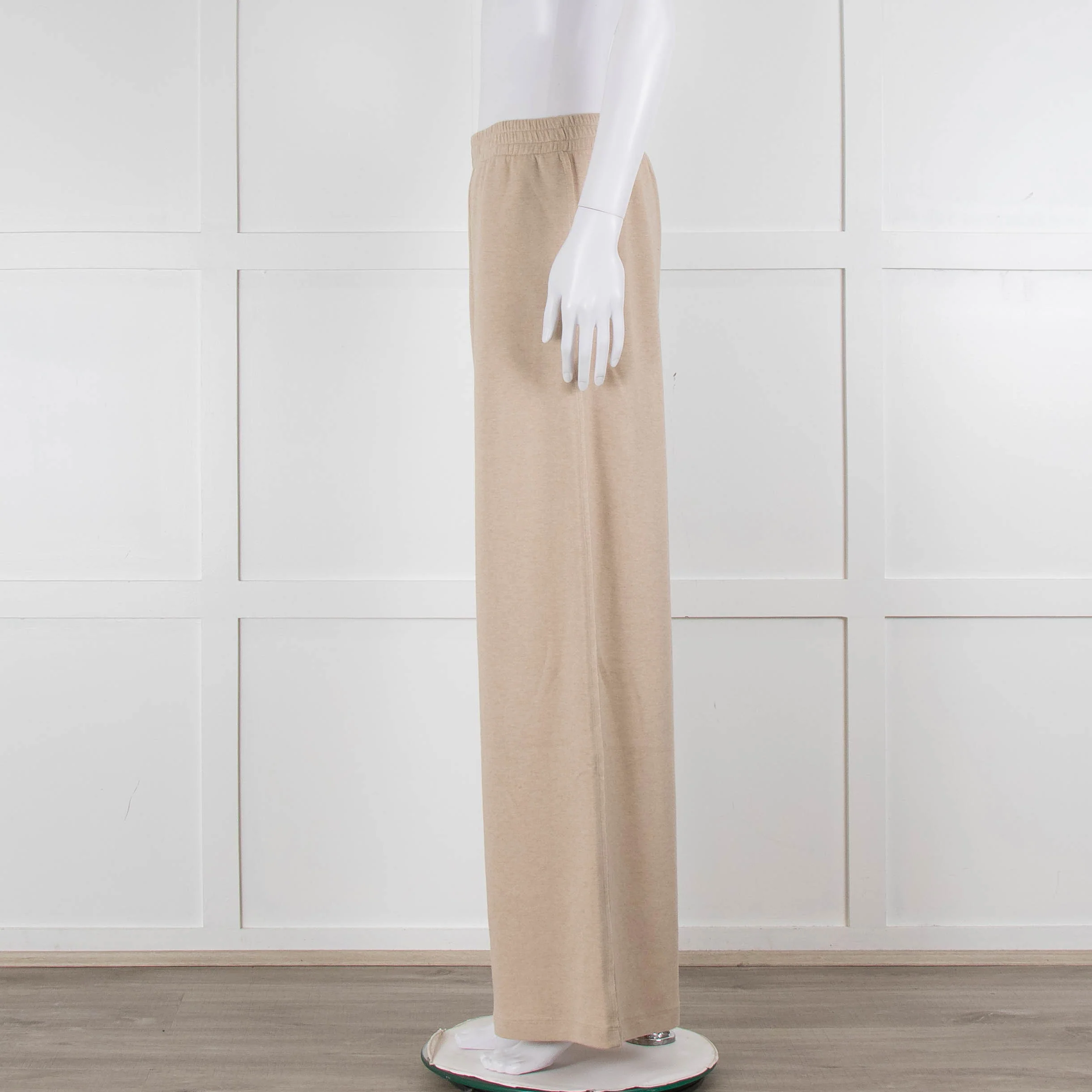 Bamford Beige Cashmere Mix Wide Leg Track Pants - Image 7
