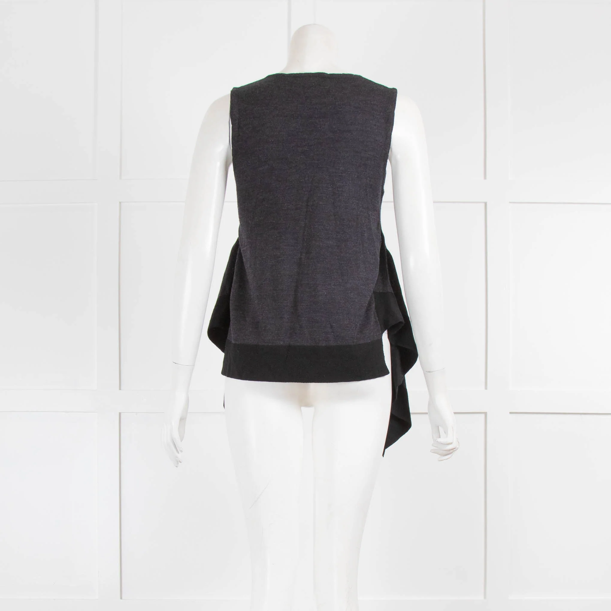 Bamford Dark Grey Vest with Black Hem - Image 3
