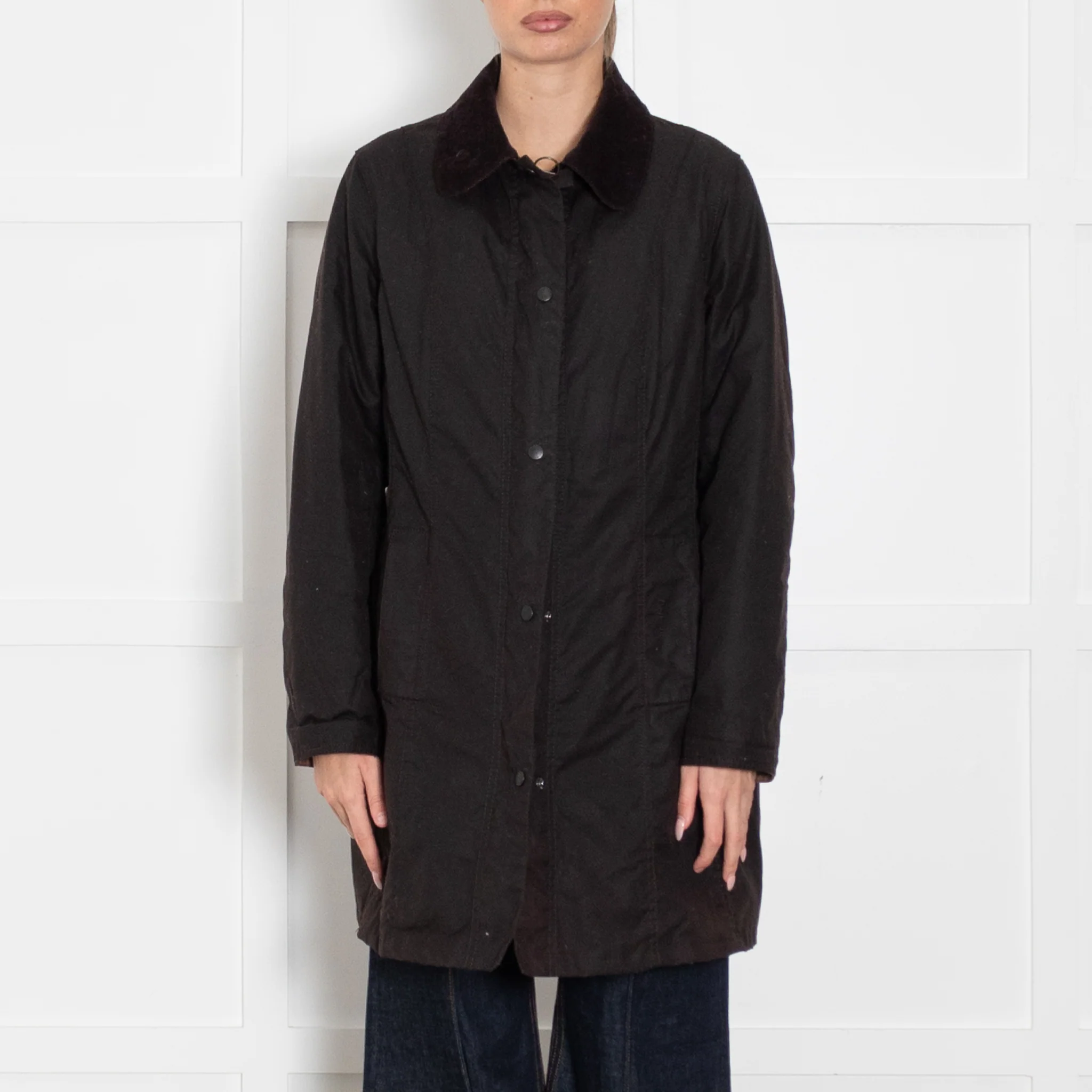 Barbour Brown Waxed Jacket - Image 2