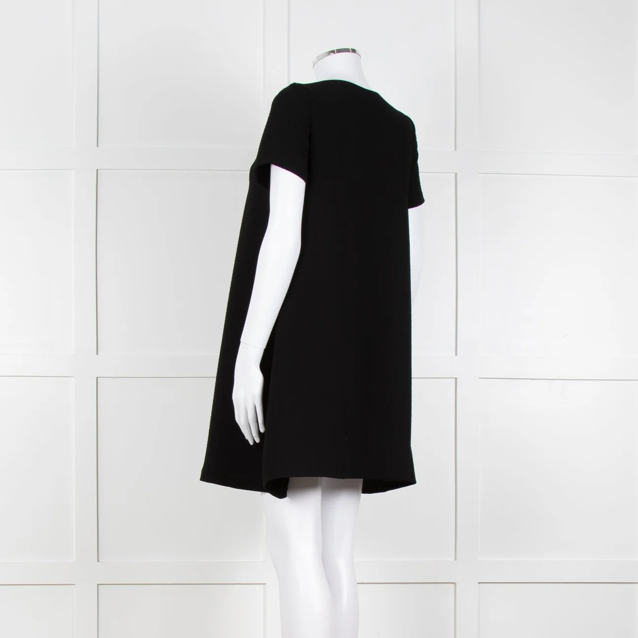Ba&sh Black Crinkle Tie Front Mini Dress - Image 4
