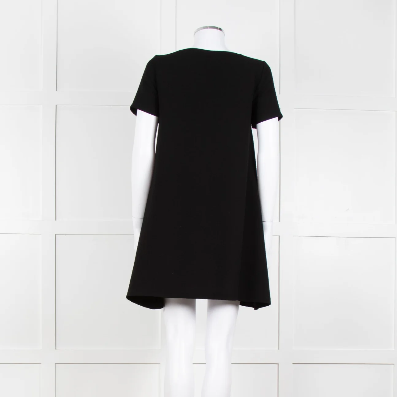 Ba&sh Black Crinkle Tie Front Mini Dress - Image 5