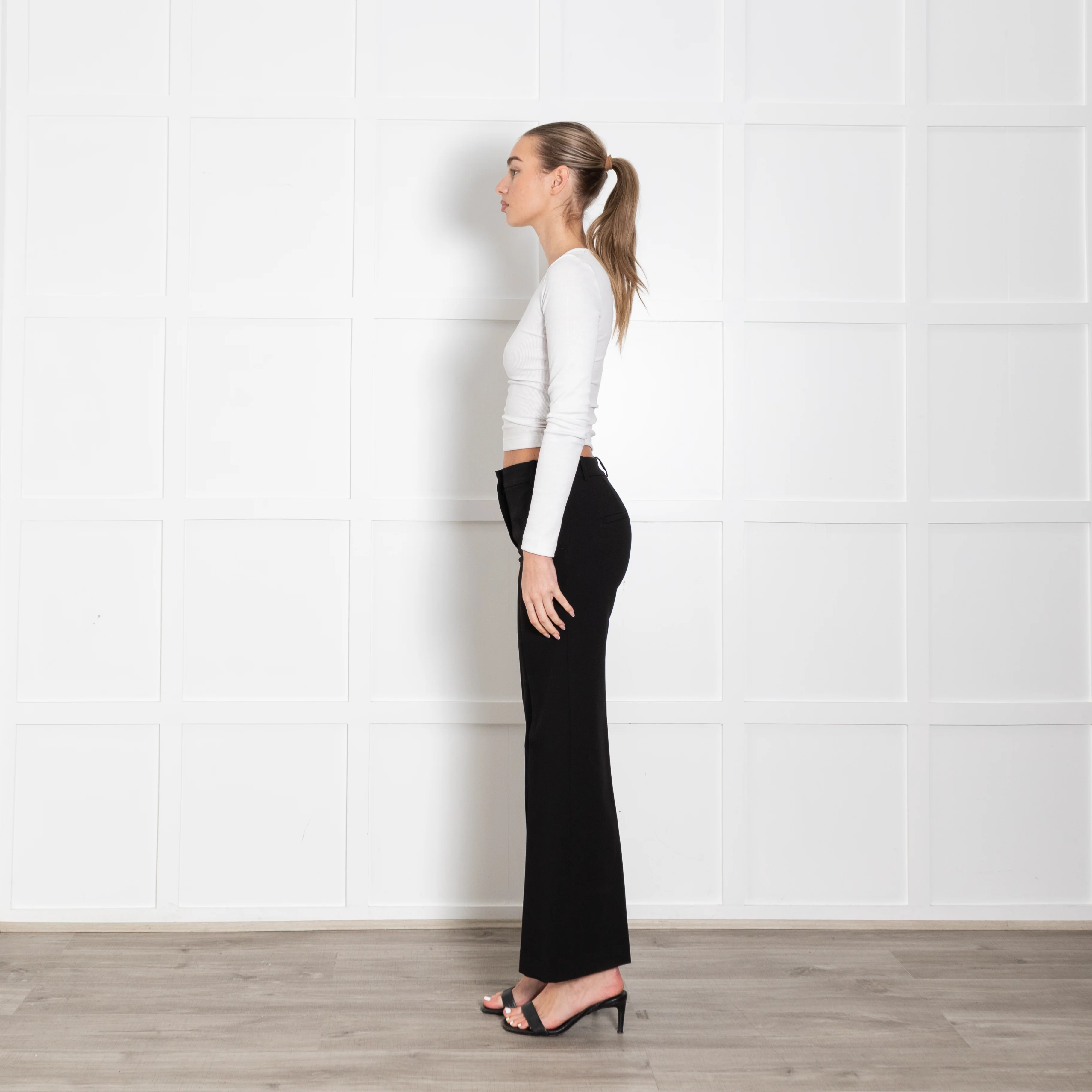 Ba&Sh Black Straight Leg Trousers - Image 4