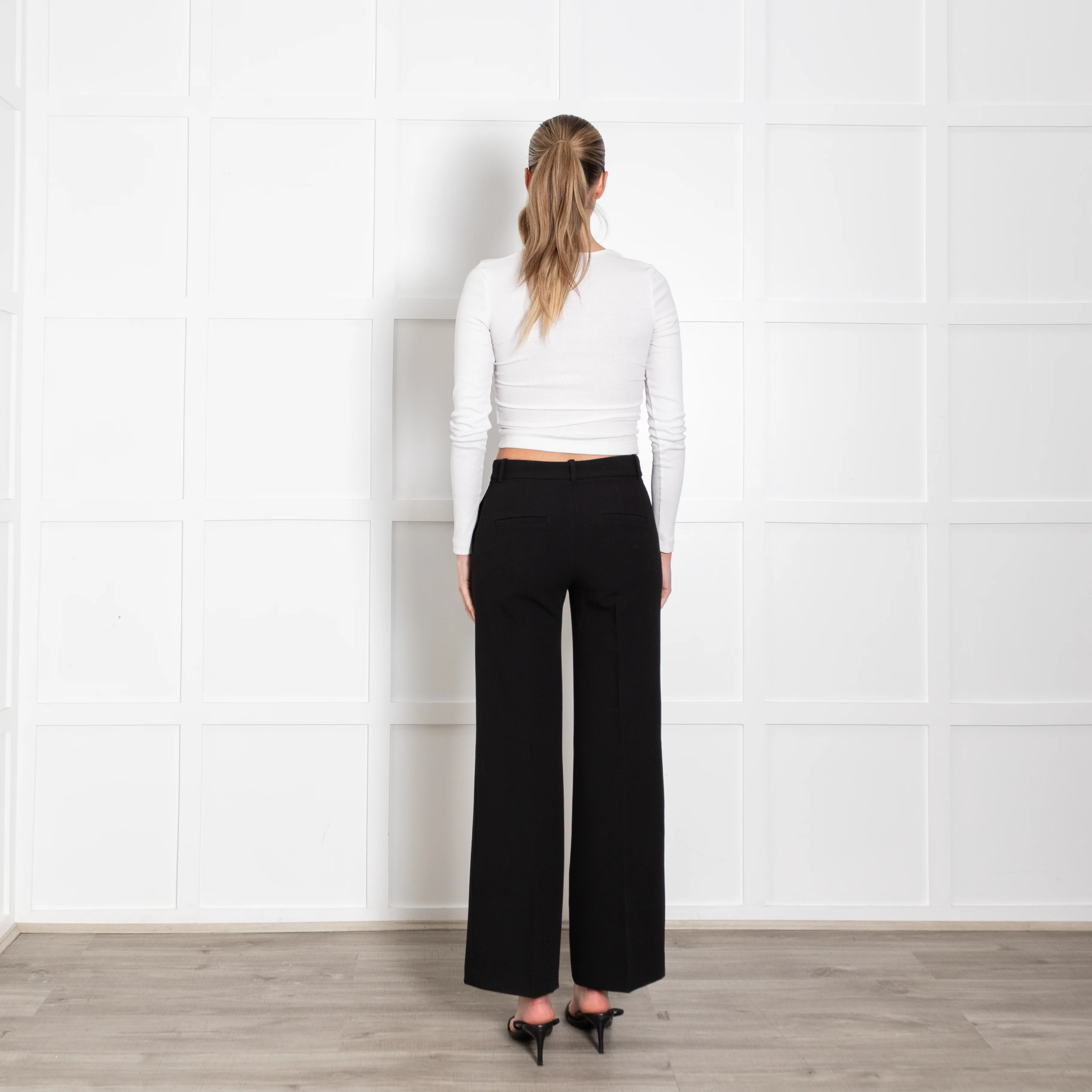 Ba&Sh Black Straight Leg Trousers - Image 5