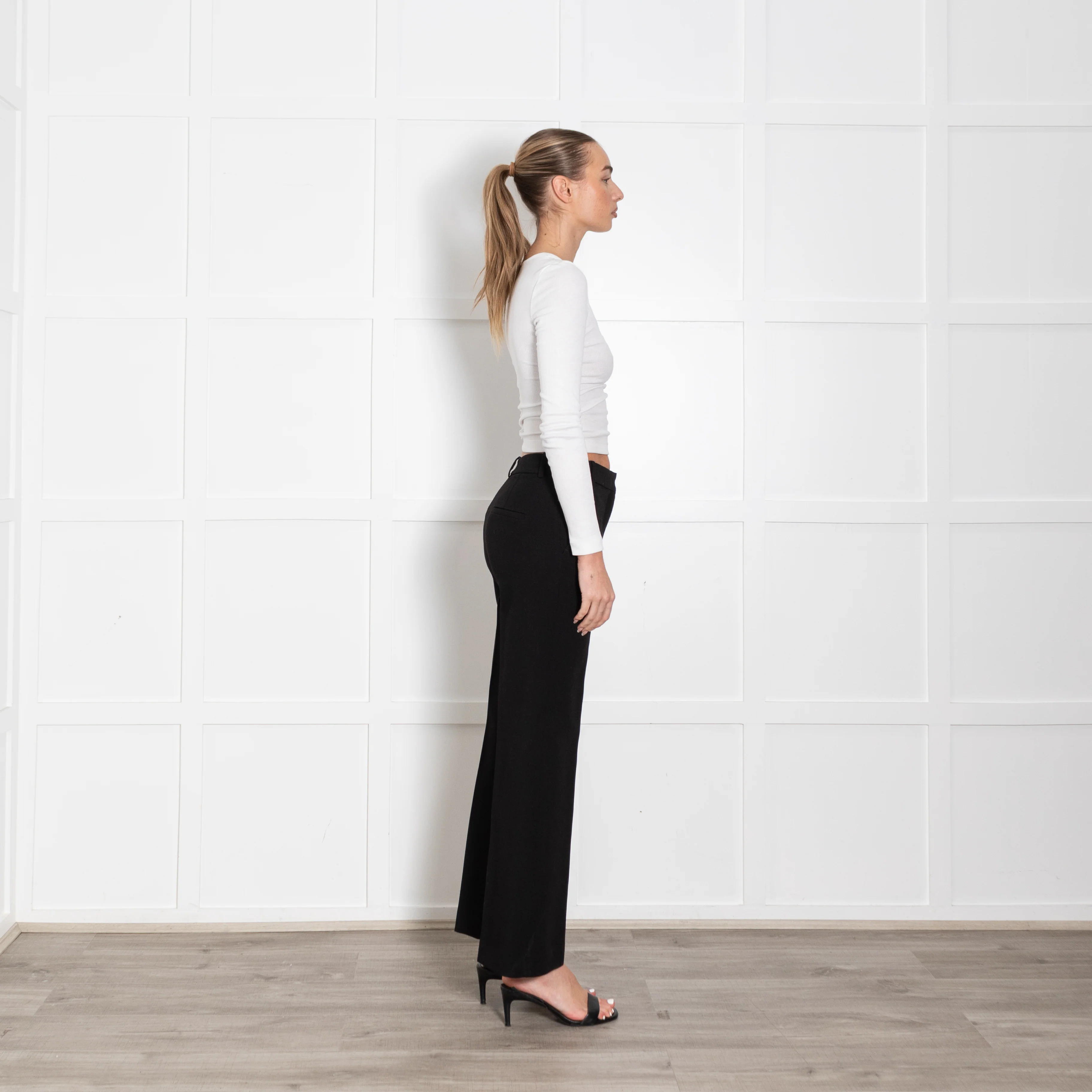 Ba&Sh Black Straight Leg Trousers - Image 6
